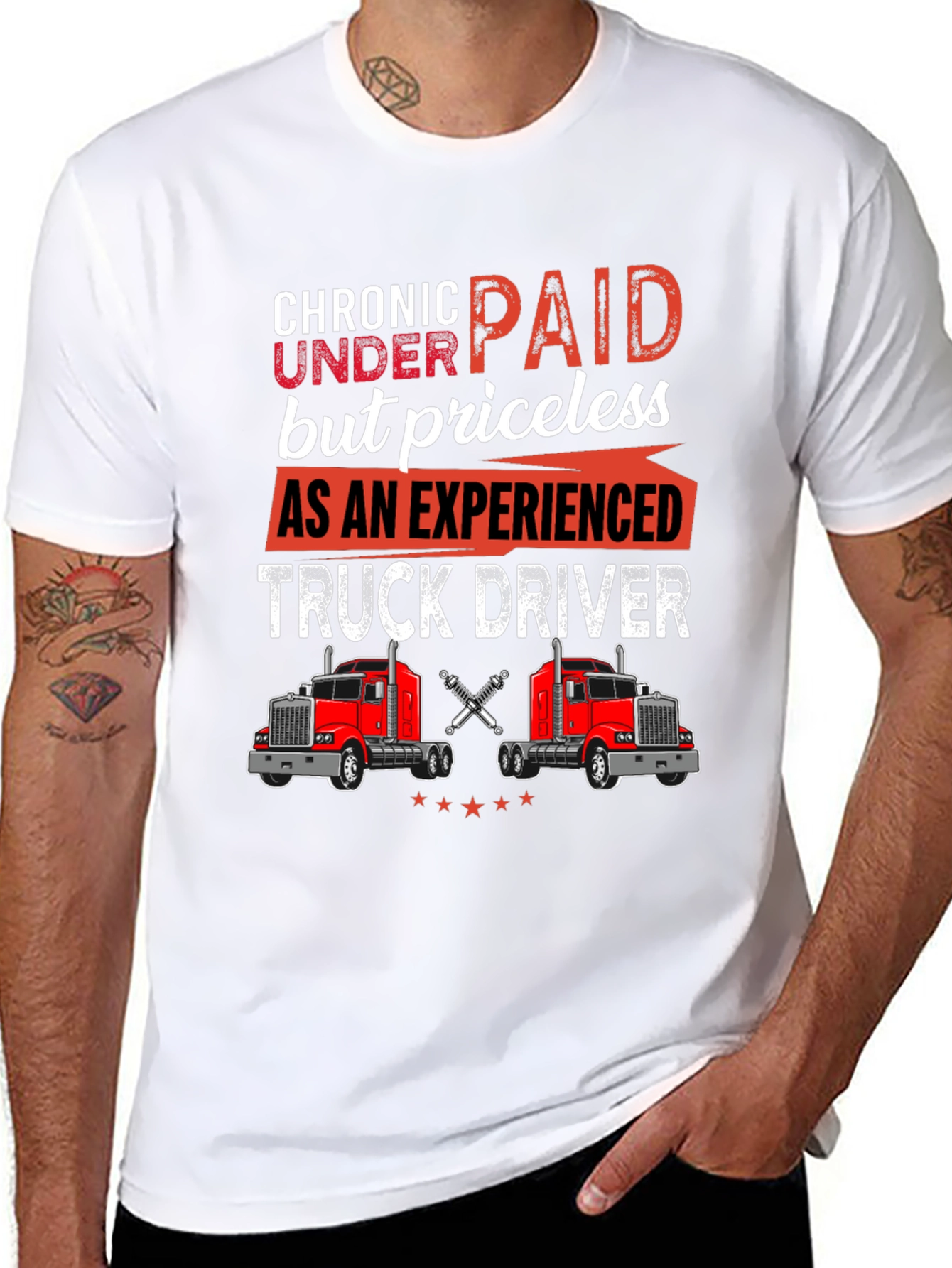 Chronic Underpaid Truck Driver T-Shirt