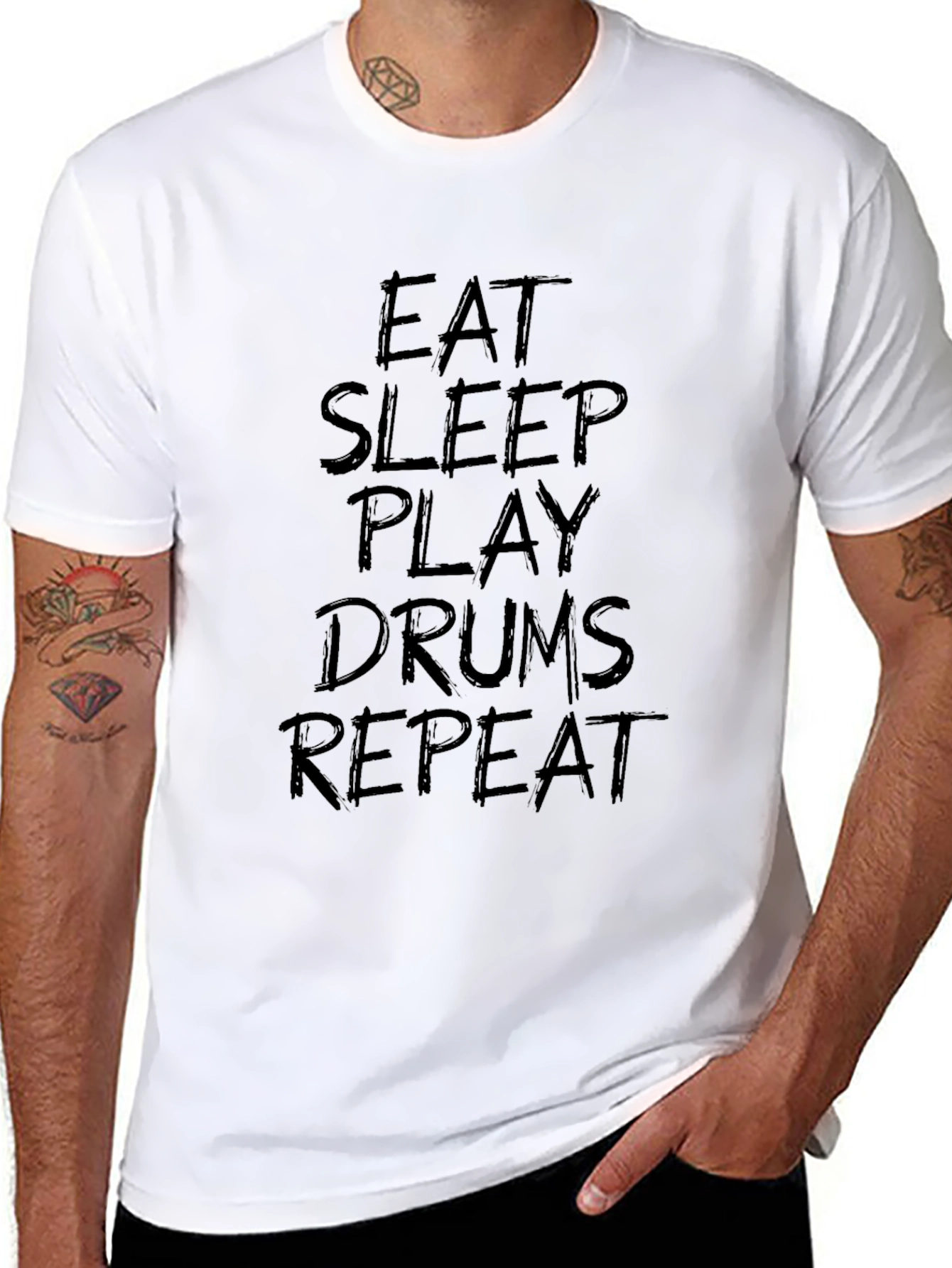 Eat Sleep Play Drums Repeat T-Shirt