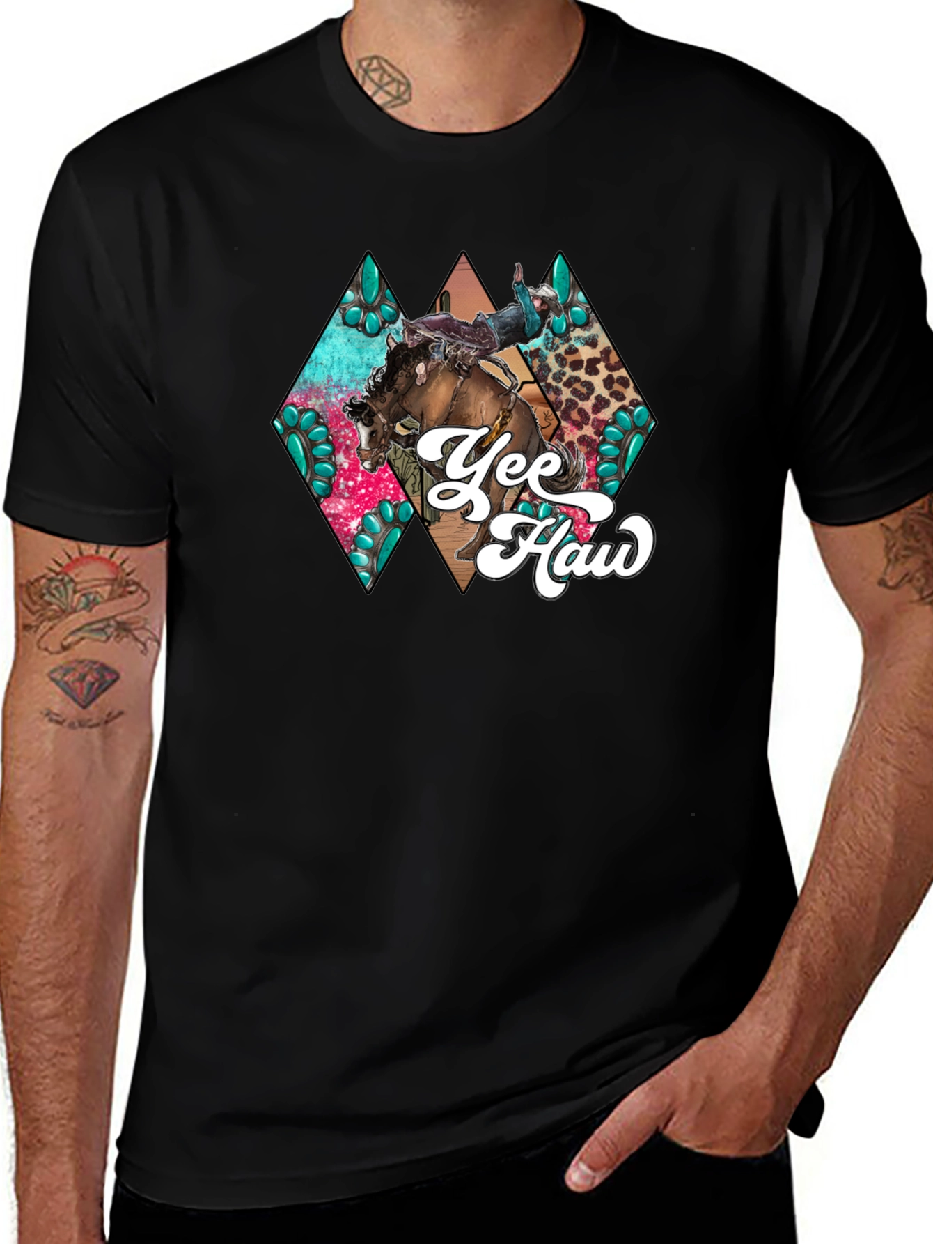 Yee Haw Rodeo Graphic T-Shirt