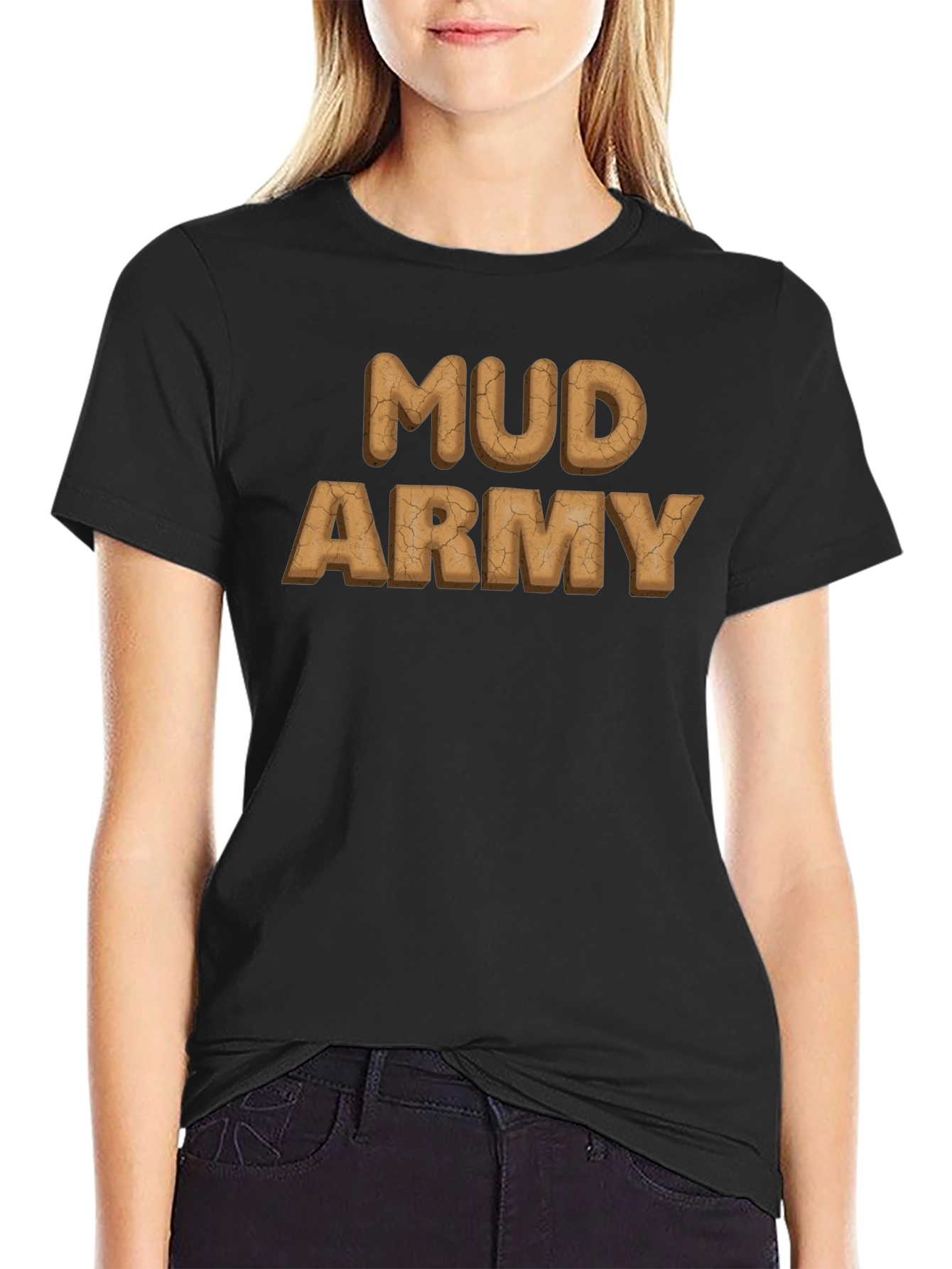 Mud Army Graphic Tee - Mens Black T-Shirt