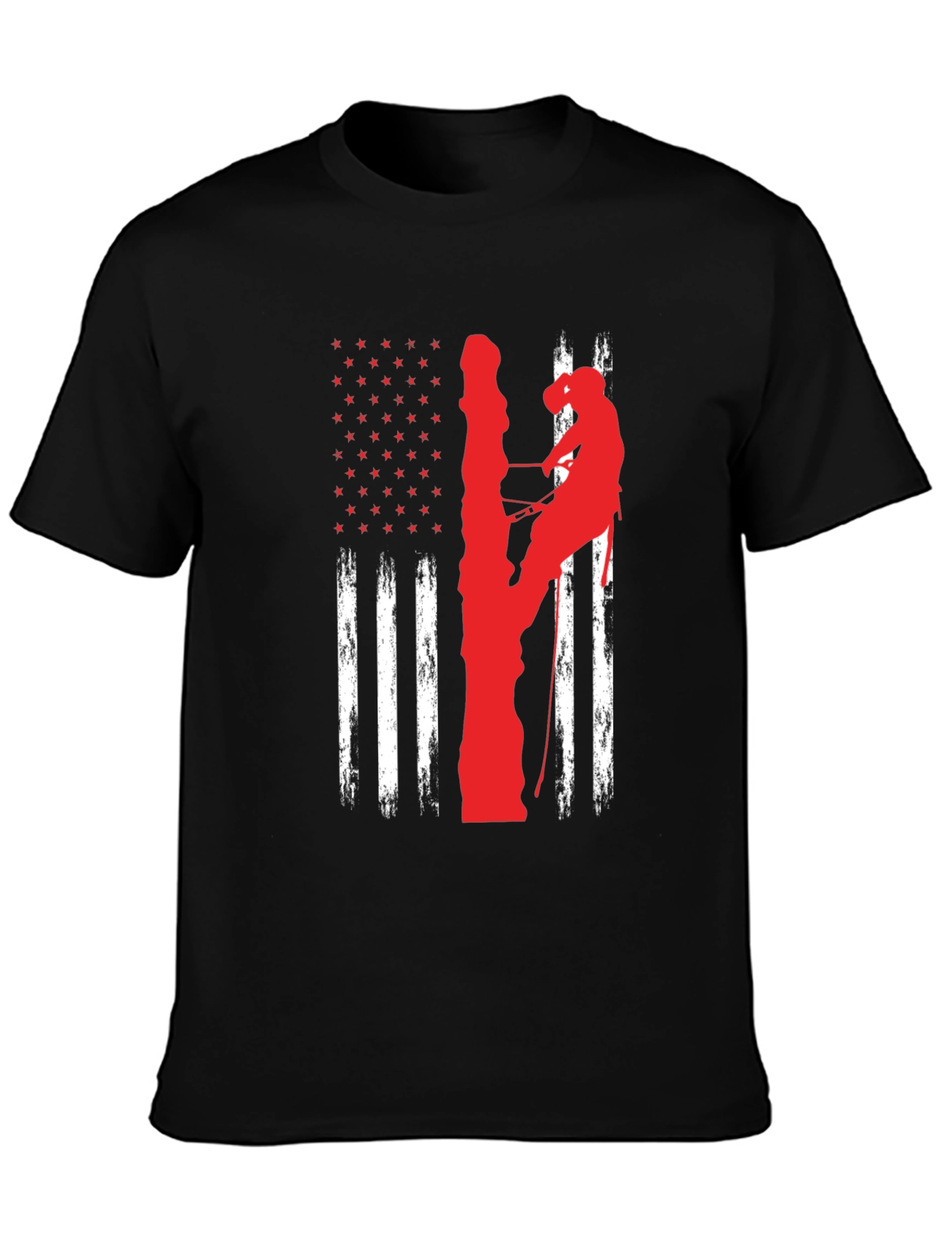 Lineman American Flag T-Shirt