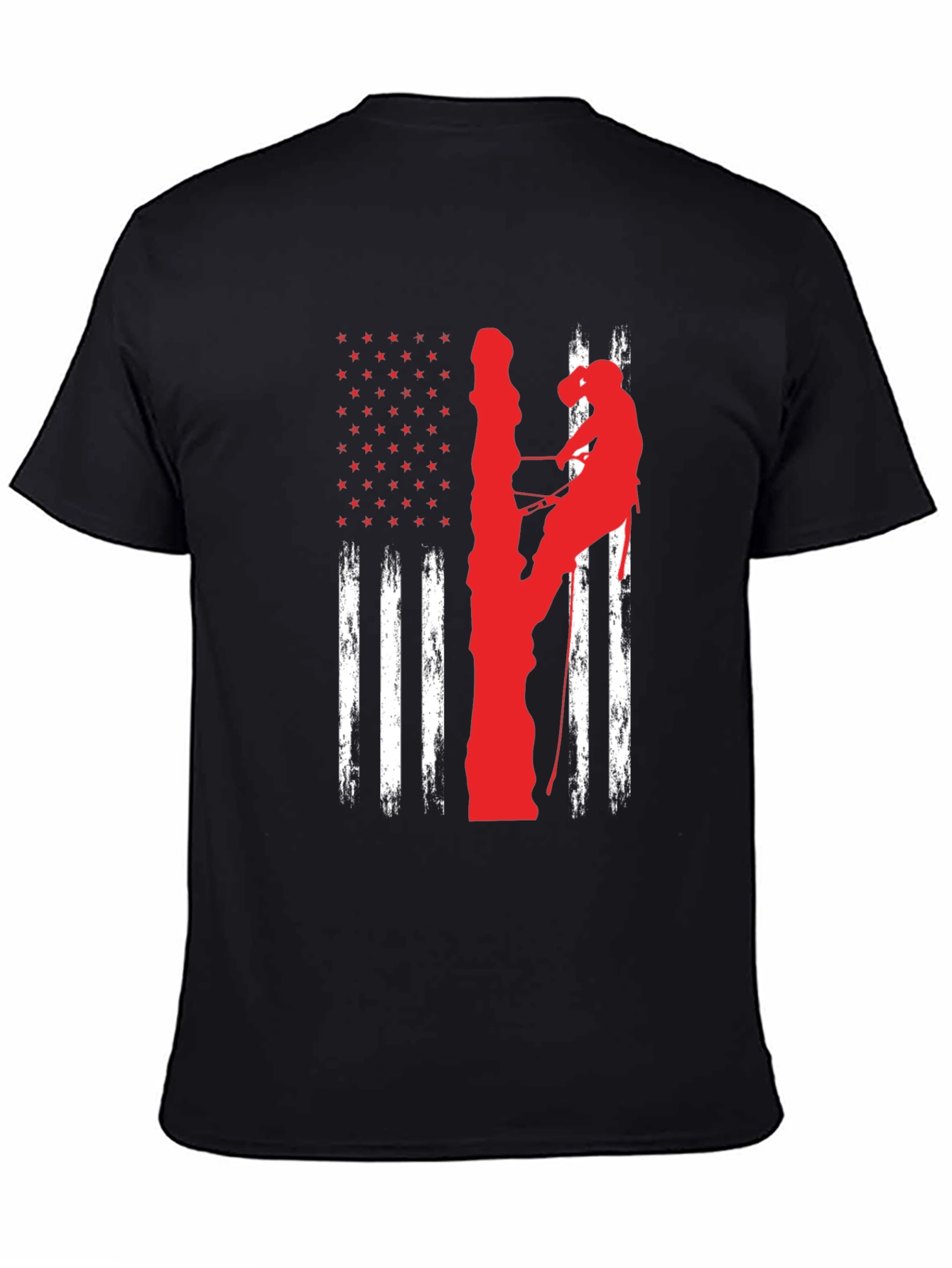Lineman American Flag T-Shirt