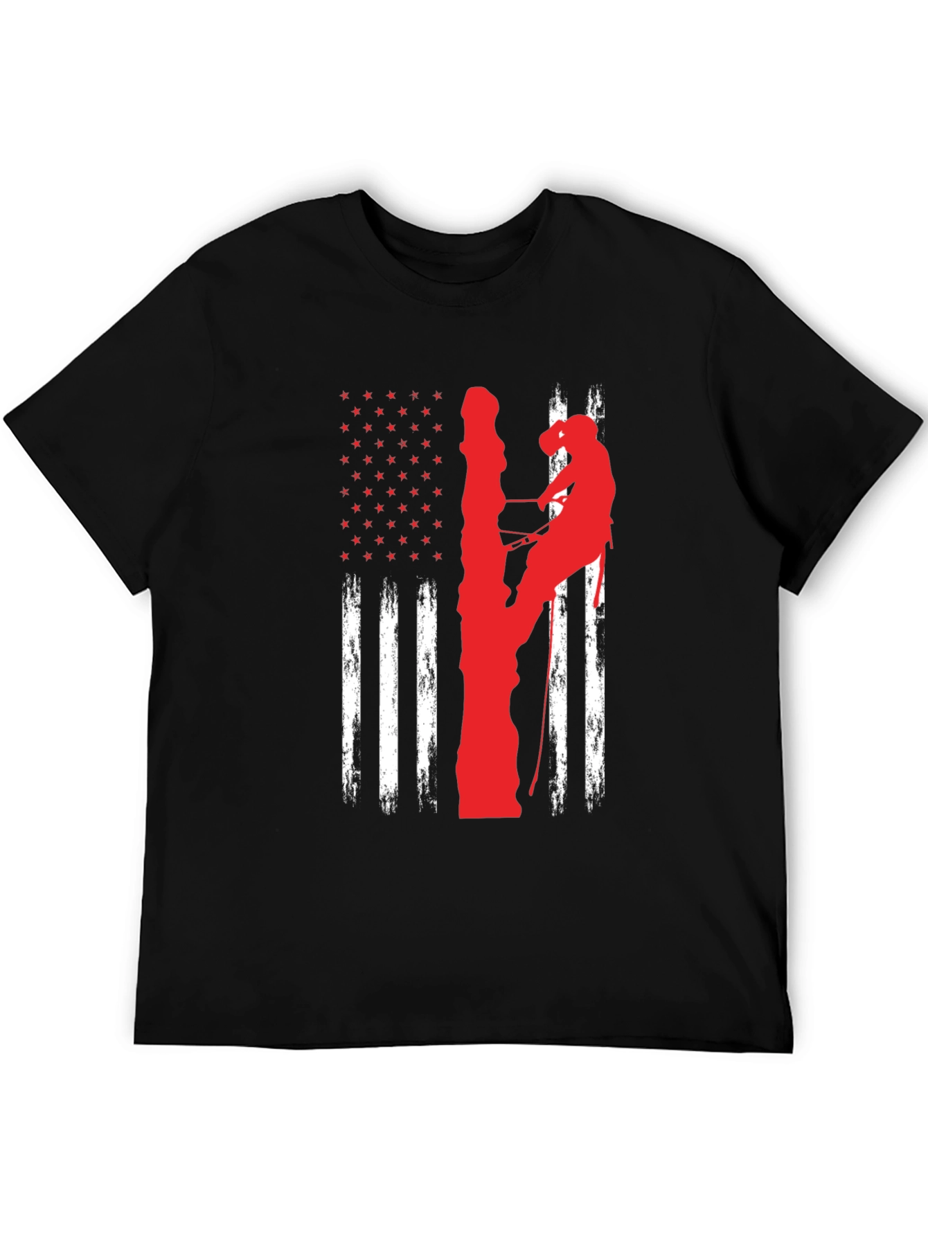 Lineman American Flag T-Shirt