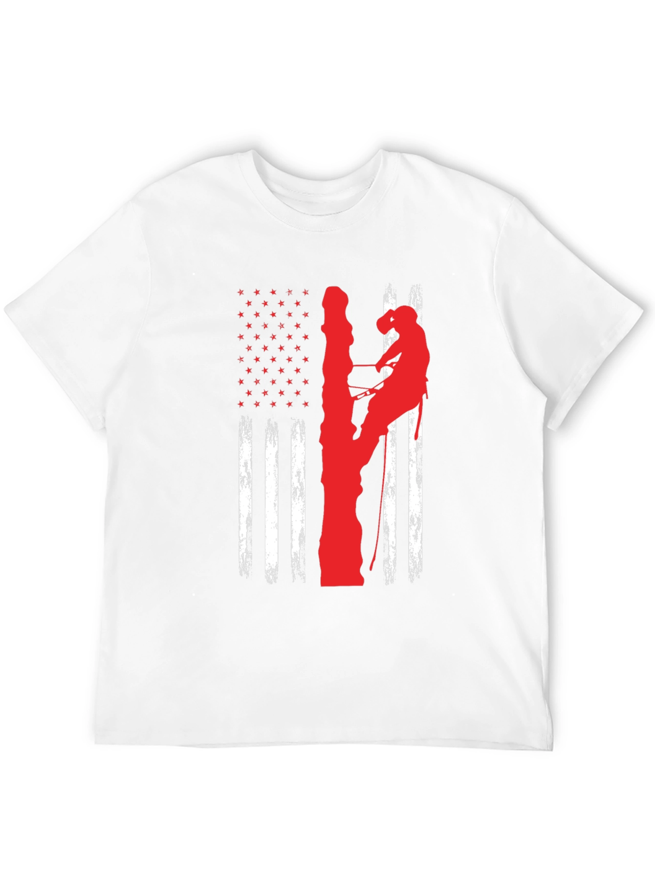 Lineman American Flag T-Shirt