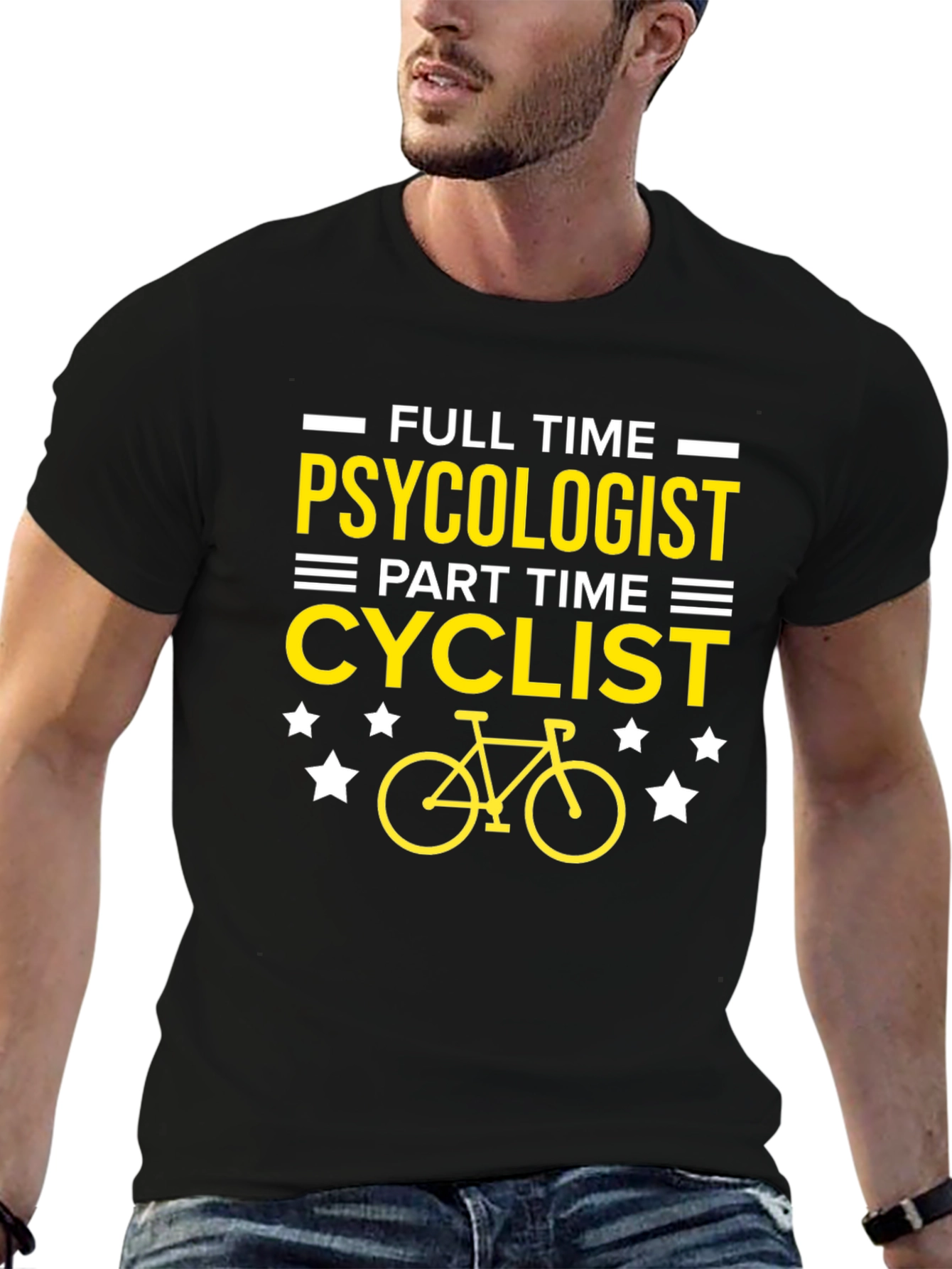 Psychologist Cyclist Graphic Tee