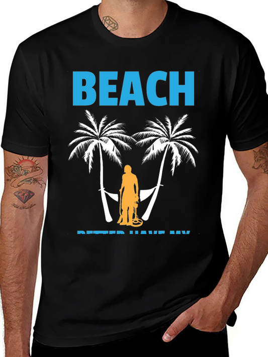 Beach Metal Detecting T-Shirt