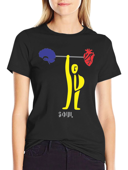 Brain & Heart Powerlifting T-Shirt
