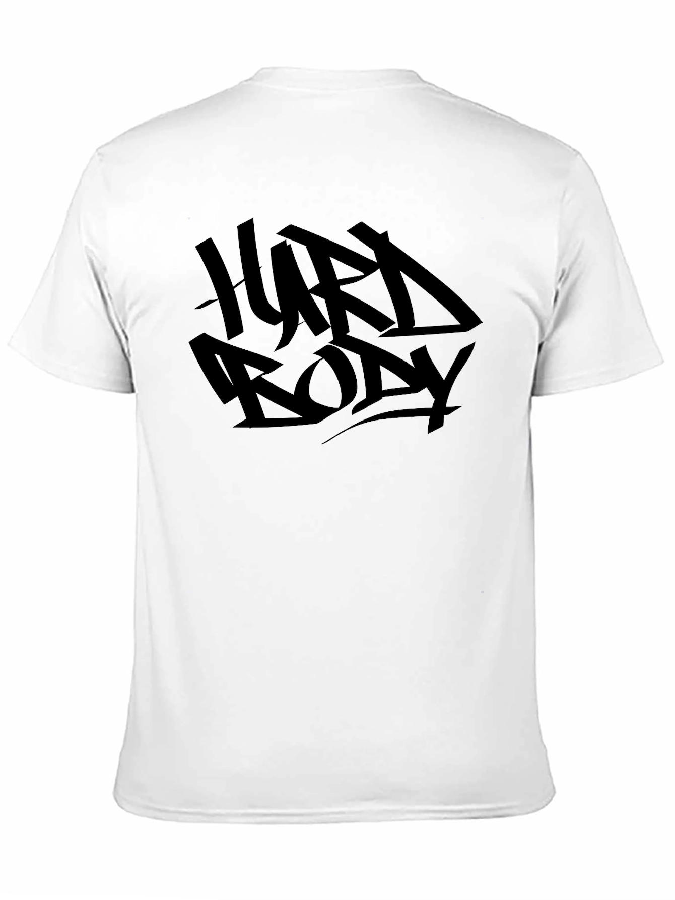 Hard Body Black Graphic Tee - Bold Streetwear