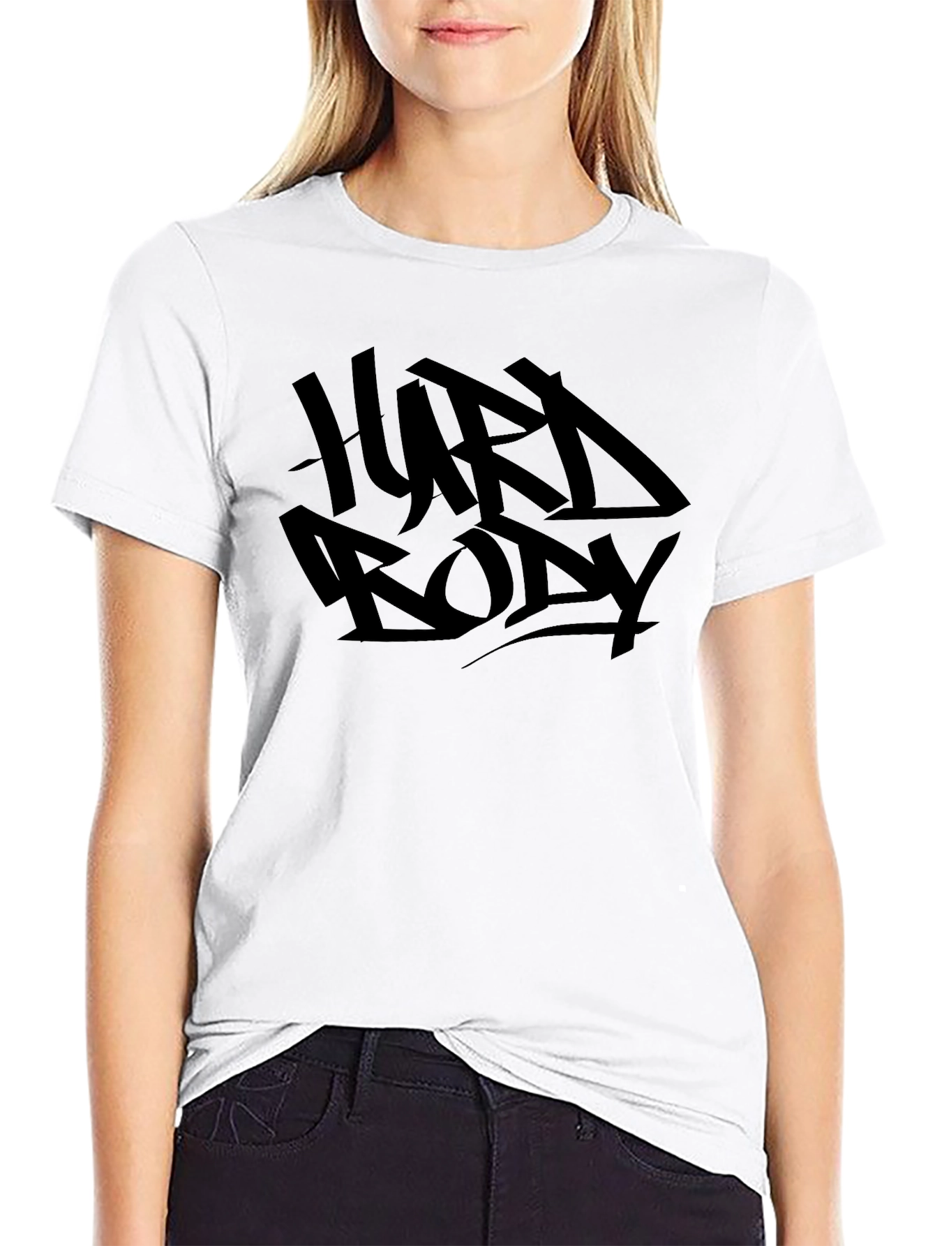 Hard Body Black Graphic Tee - Bold Streetwear