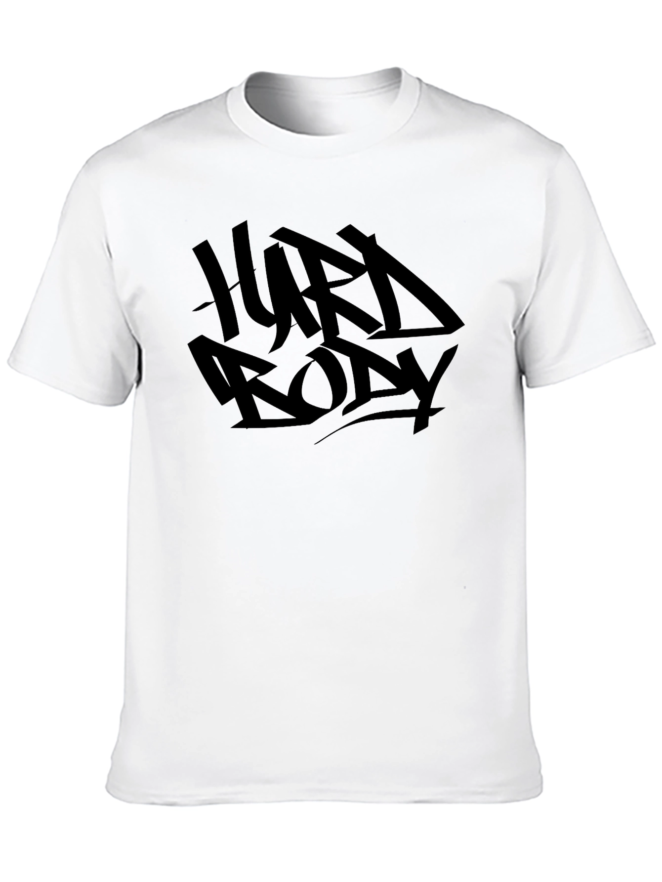 Hard Body Black Graphic Tee - Bold Streetwear
