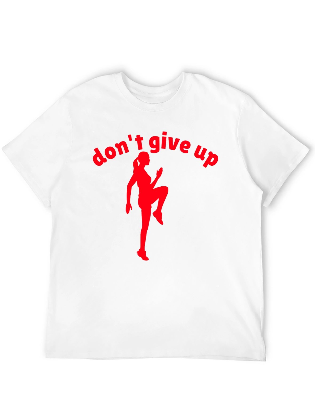 Dont Give Up! Black Graphic Tee