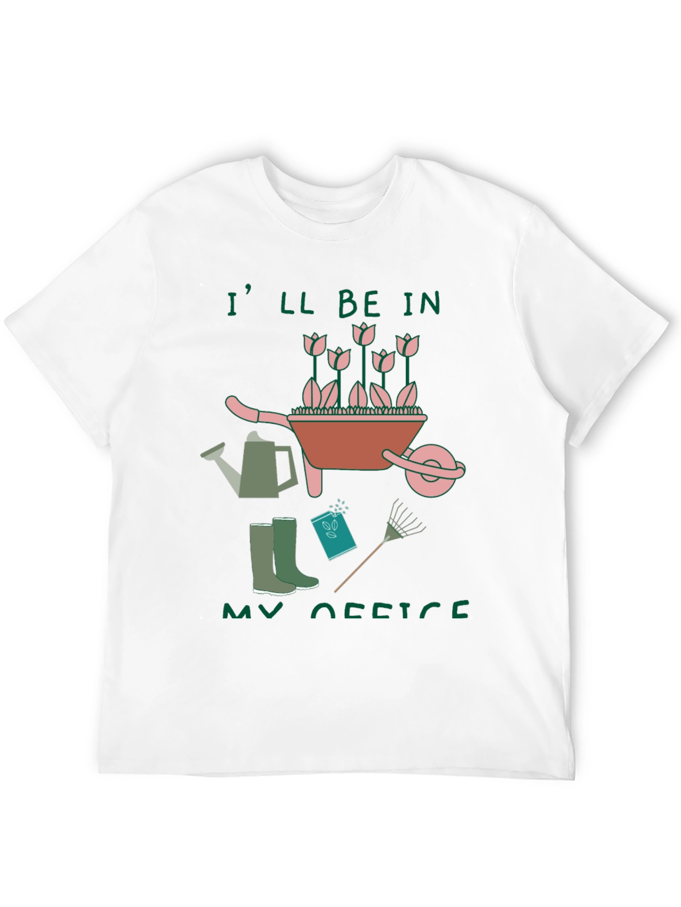 Gardening Office Graphic Tee