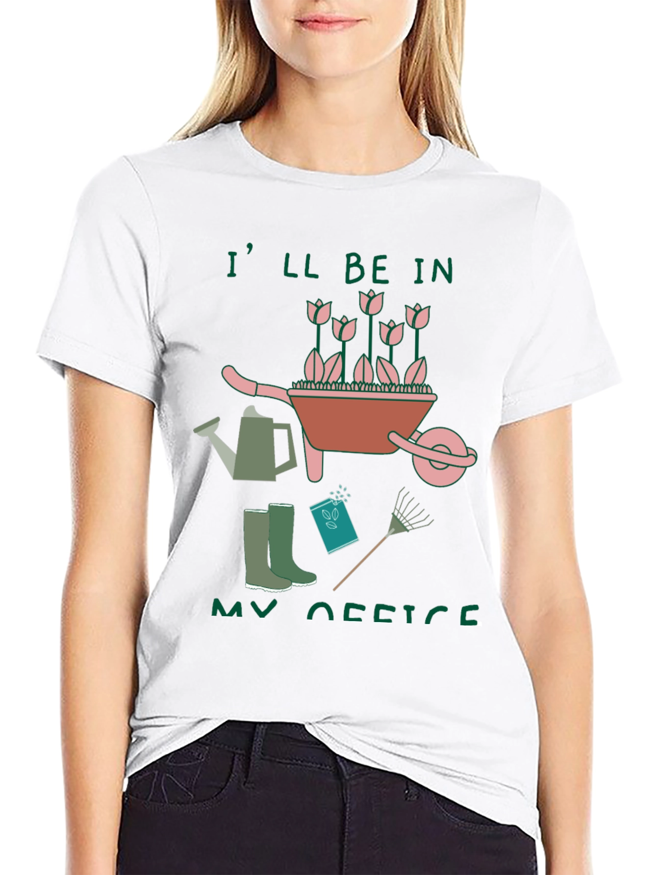 Gardening Office Graphic Tee