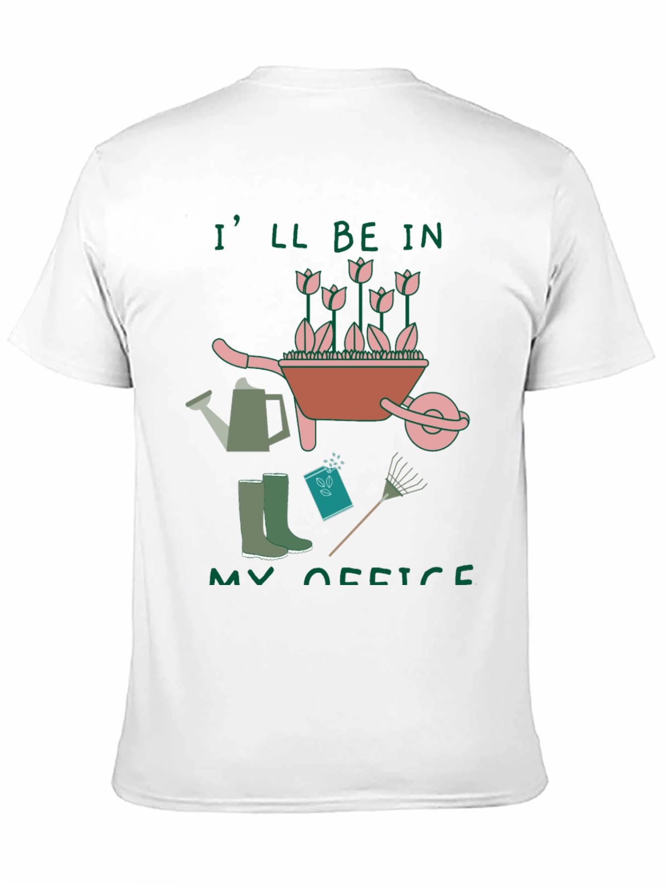 Gardening Office Graphic Tee