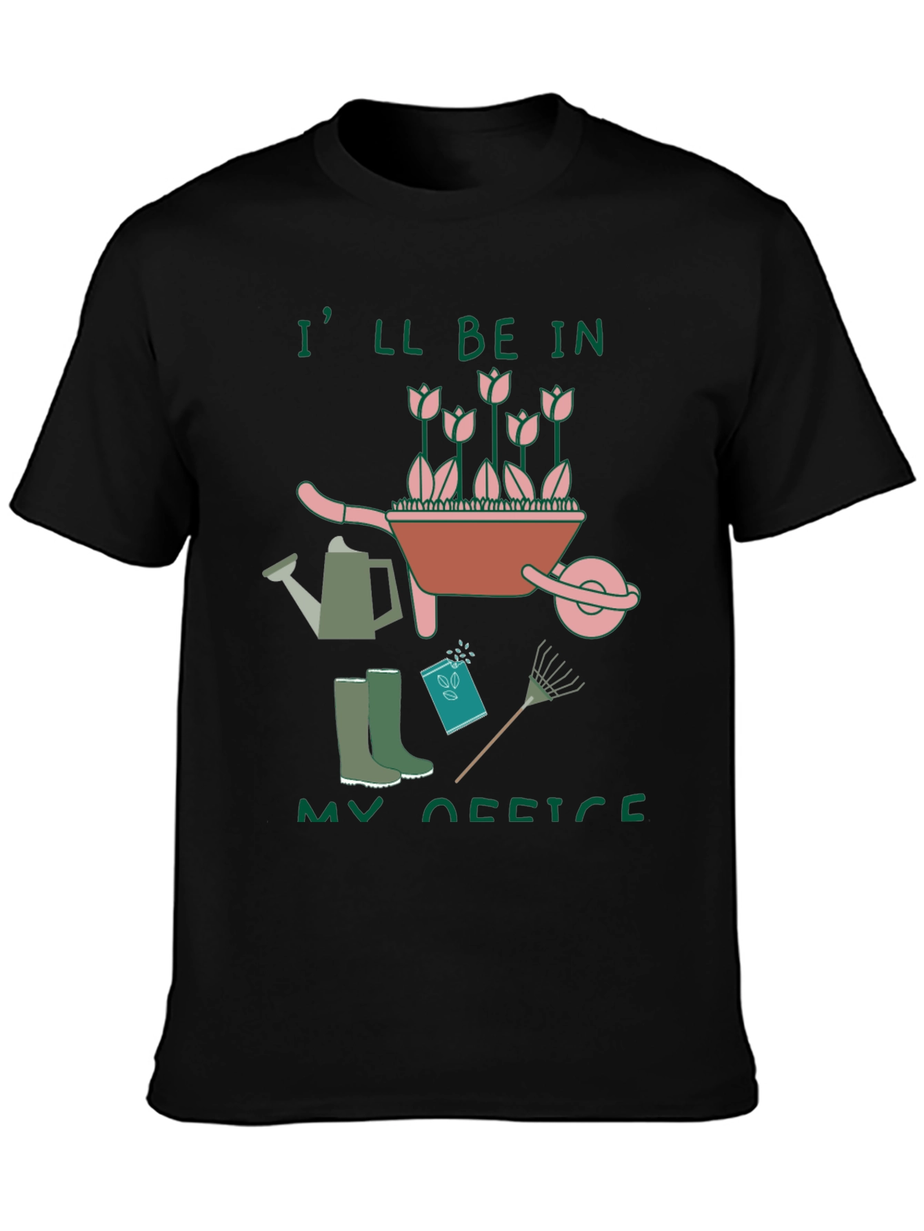 Gardening Office Graphic Tee