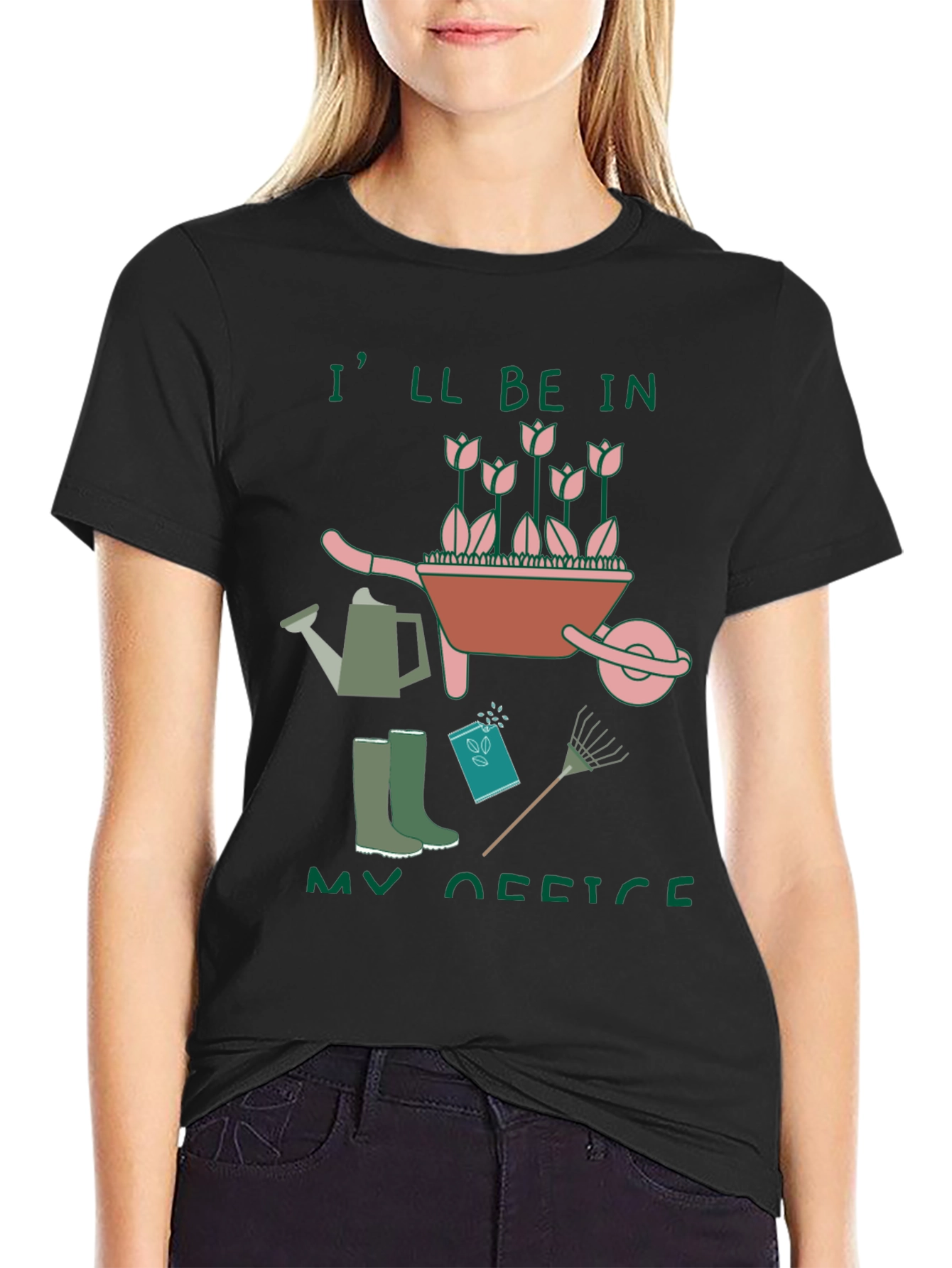 Gardening Office Graphic Tee