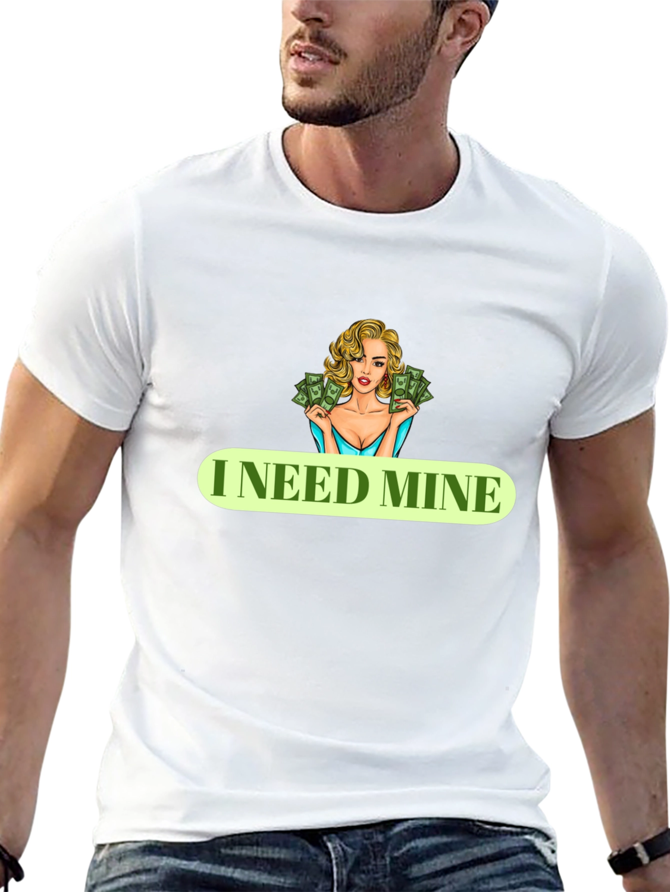 I Need Mine Black T-Shirt