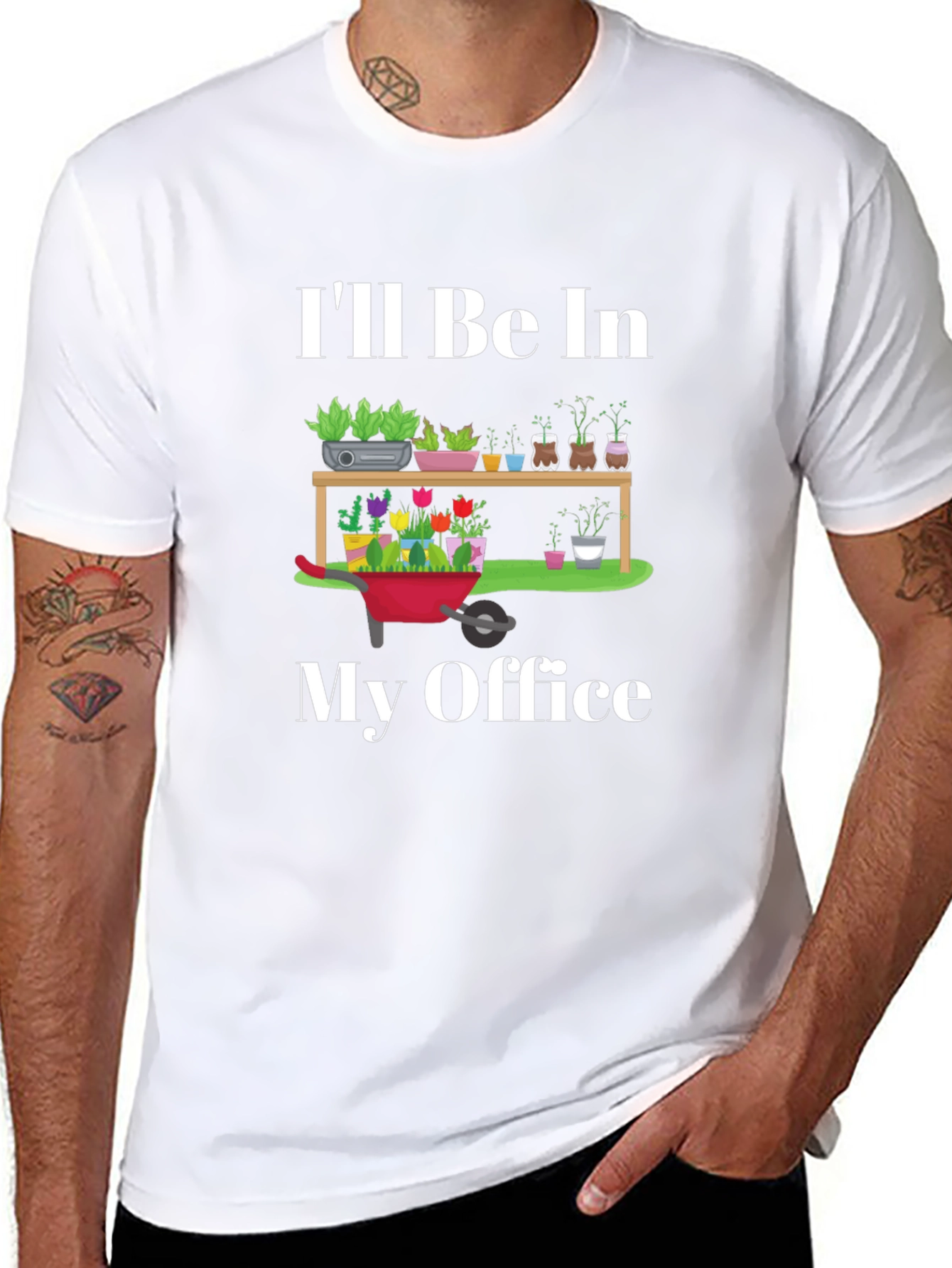 Gardening Office T-Shirt - For Plant Lovers