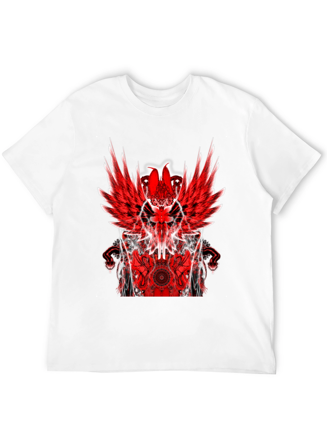 Winged Graphic Print T-Shirt
