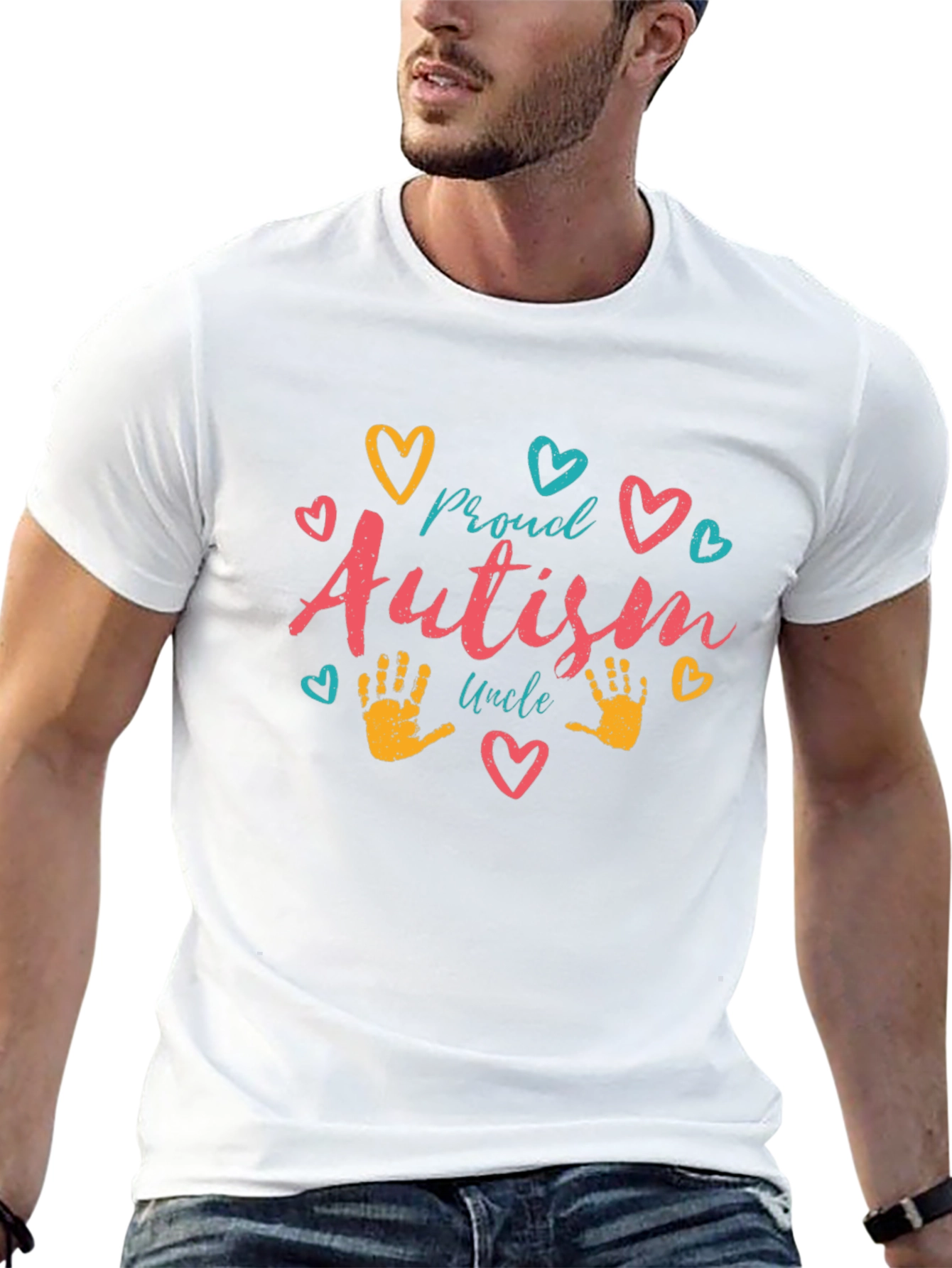 Proud Autism Uncle T-Shirt