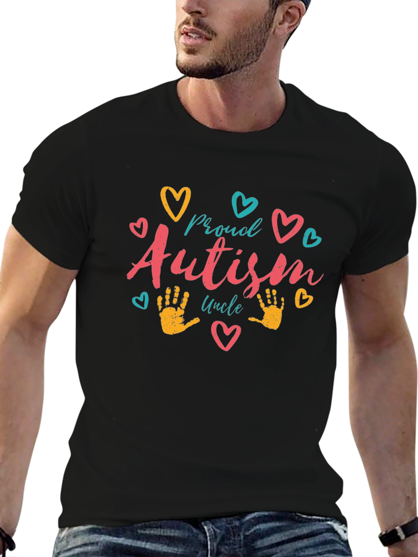 Proud Autism Uncle T-Shirt