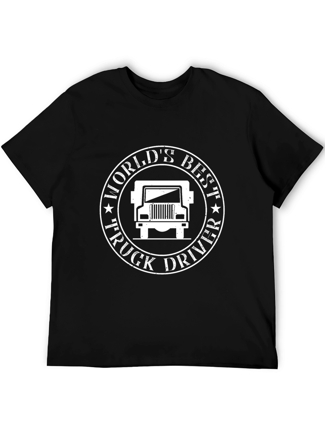 Worlds Best Truck Driver Black T-Shirt