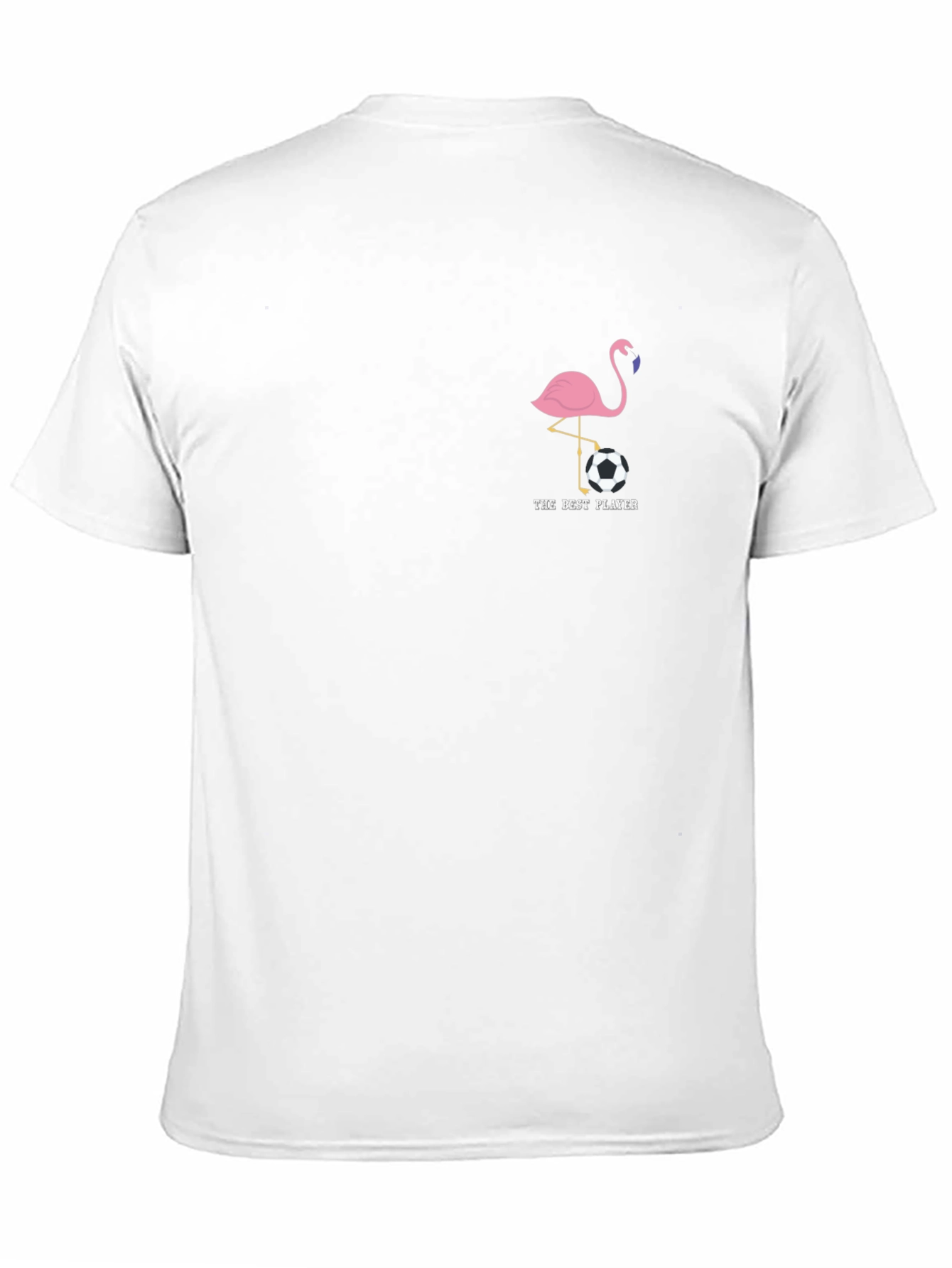 Flamingo Soccer Player Graphic Tee