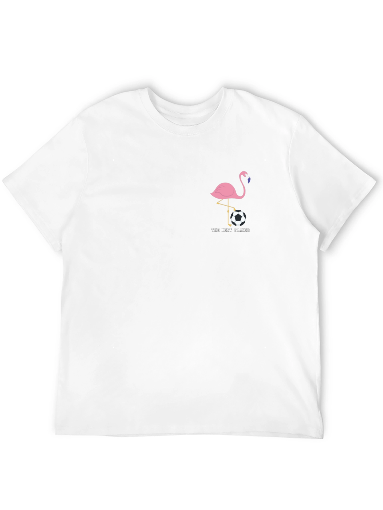 Flamingo Soccer Player Graphic Tee