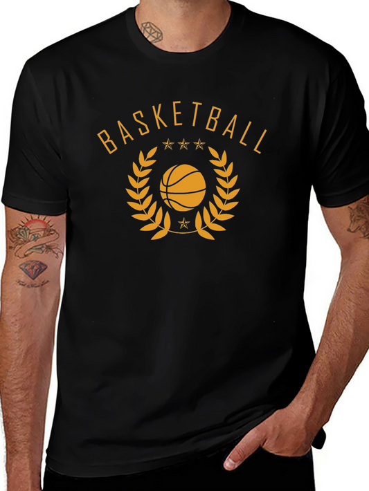 Basketball Graphic T-Shirt - Black