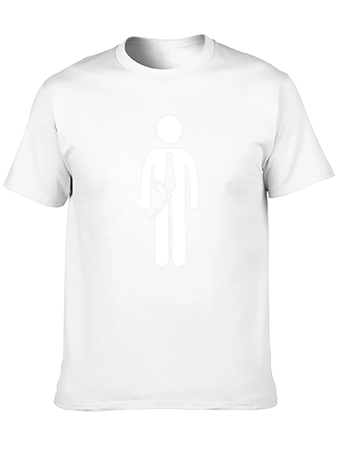 Business Man Graphic Tee - Funny Stick Figure Shirt