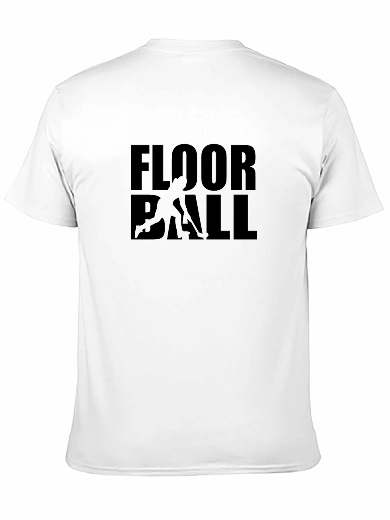 Floorball T-Shirt - Black Sporty Design