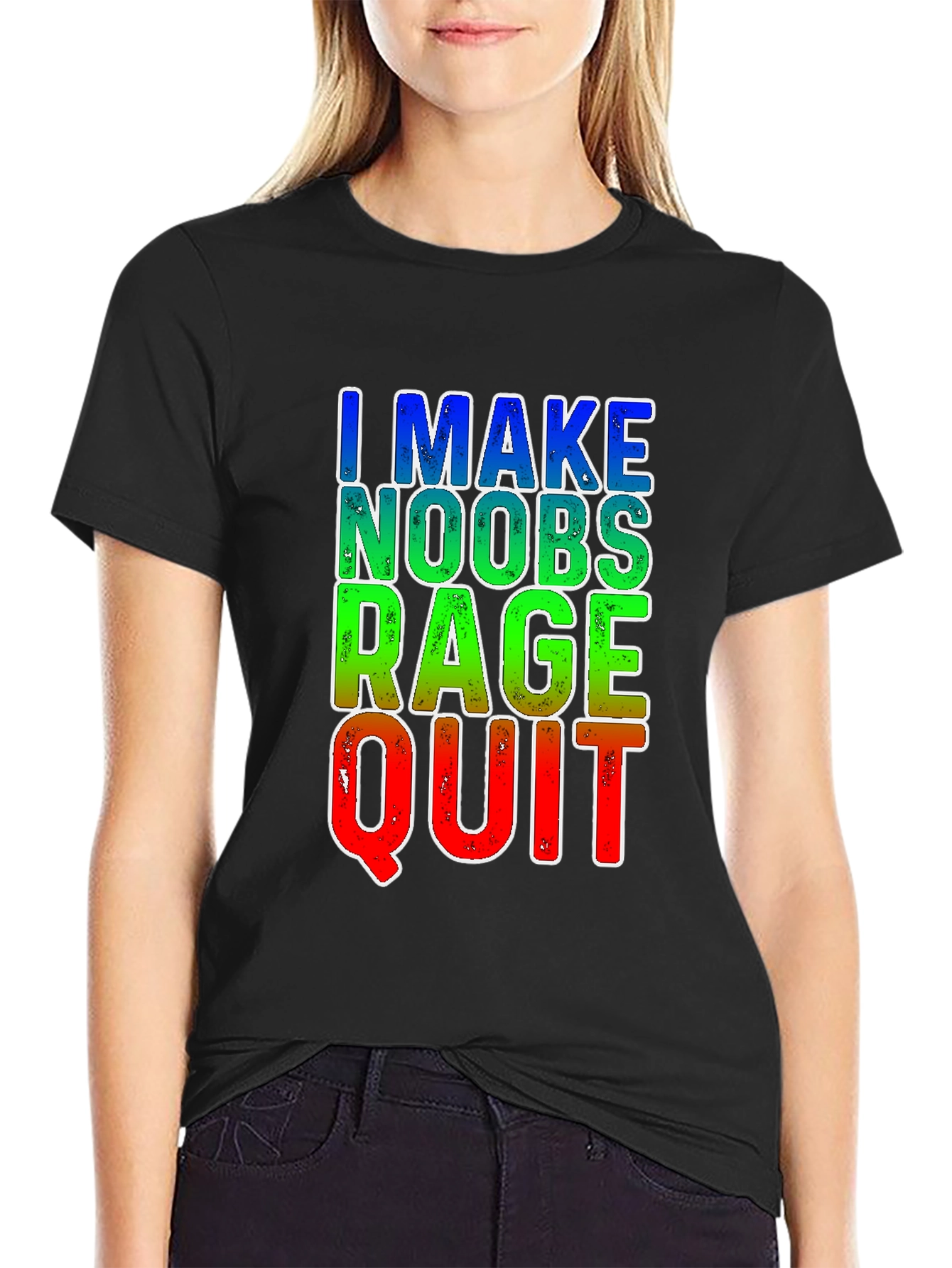 I Make Noobs Rage Quit T-Shirt - Gamer Tee
