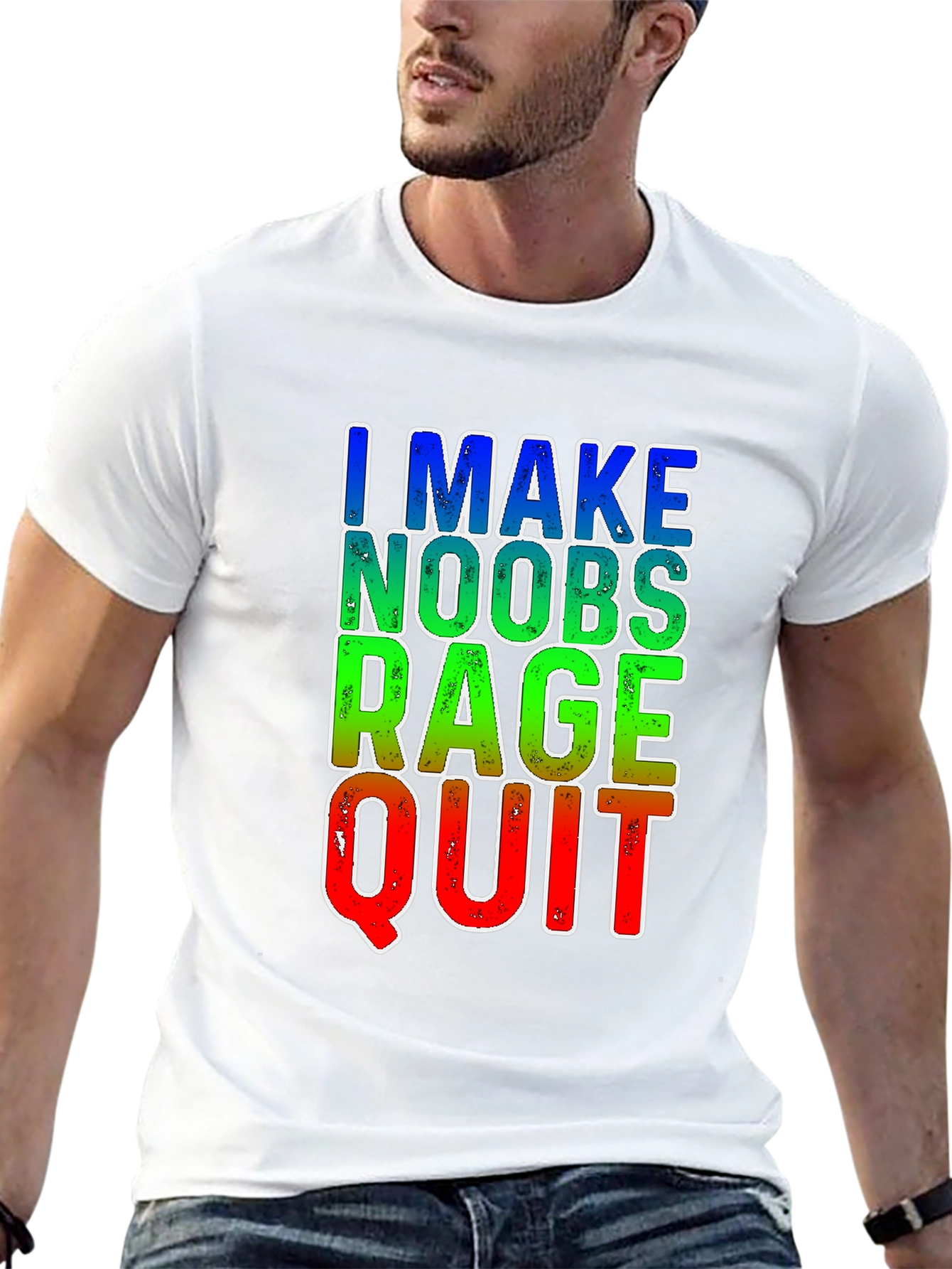 I Make Noobs Rage Quit T-Shirt - Gamer Tee