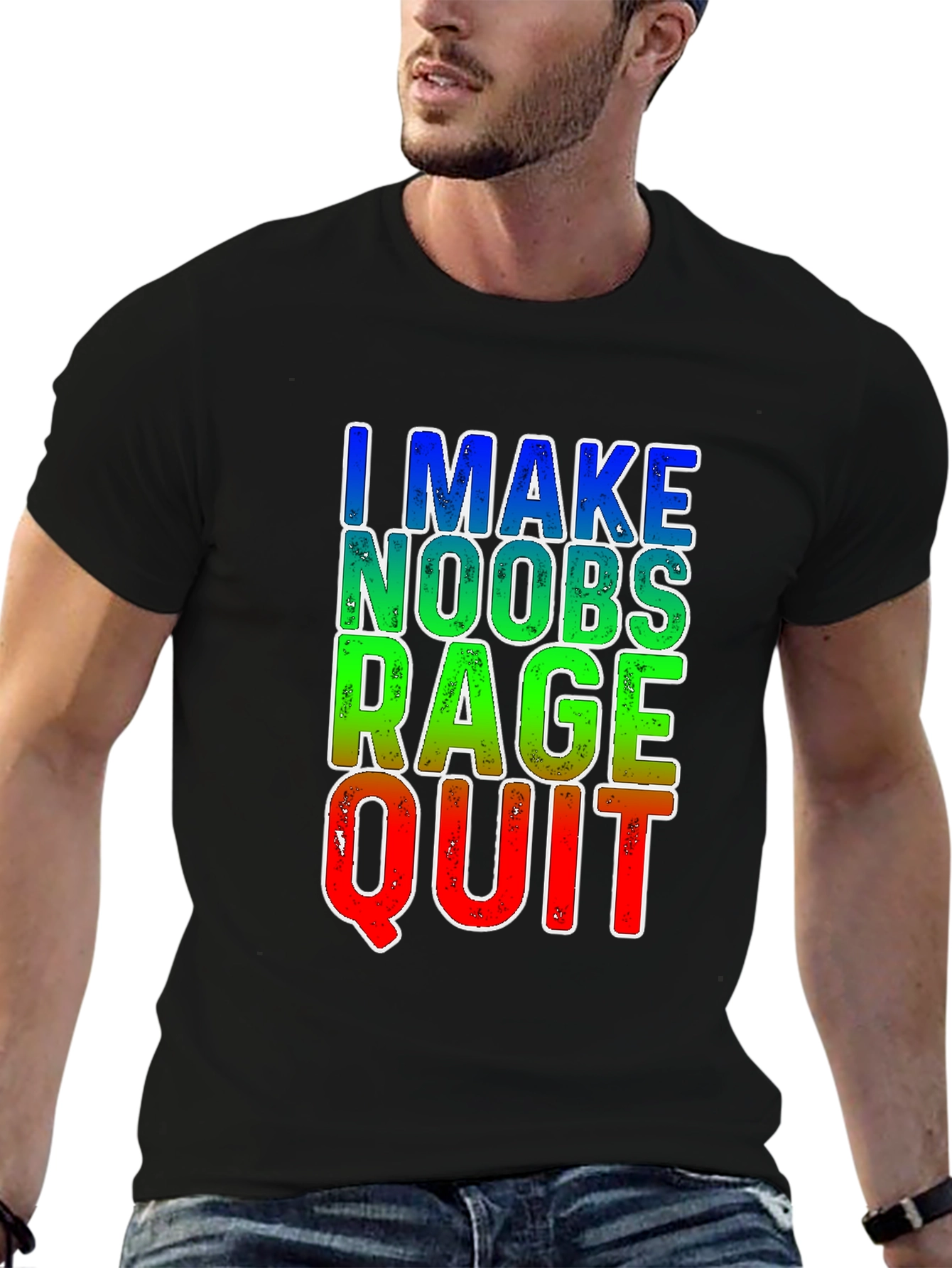 I Make Noobs Rage Quit T-Shirt - Gamer Tee