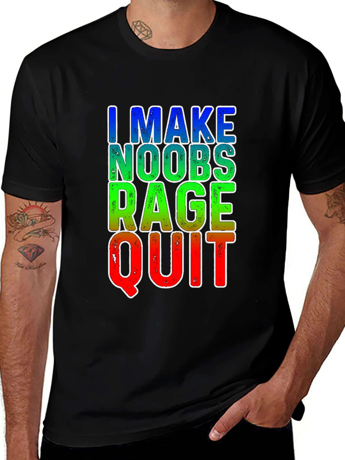 I Make Noobs Rage Quit T-Shirt - Gamer Tee