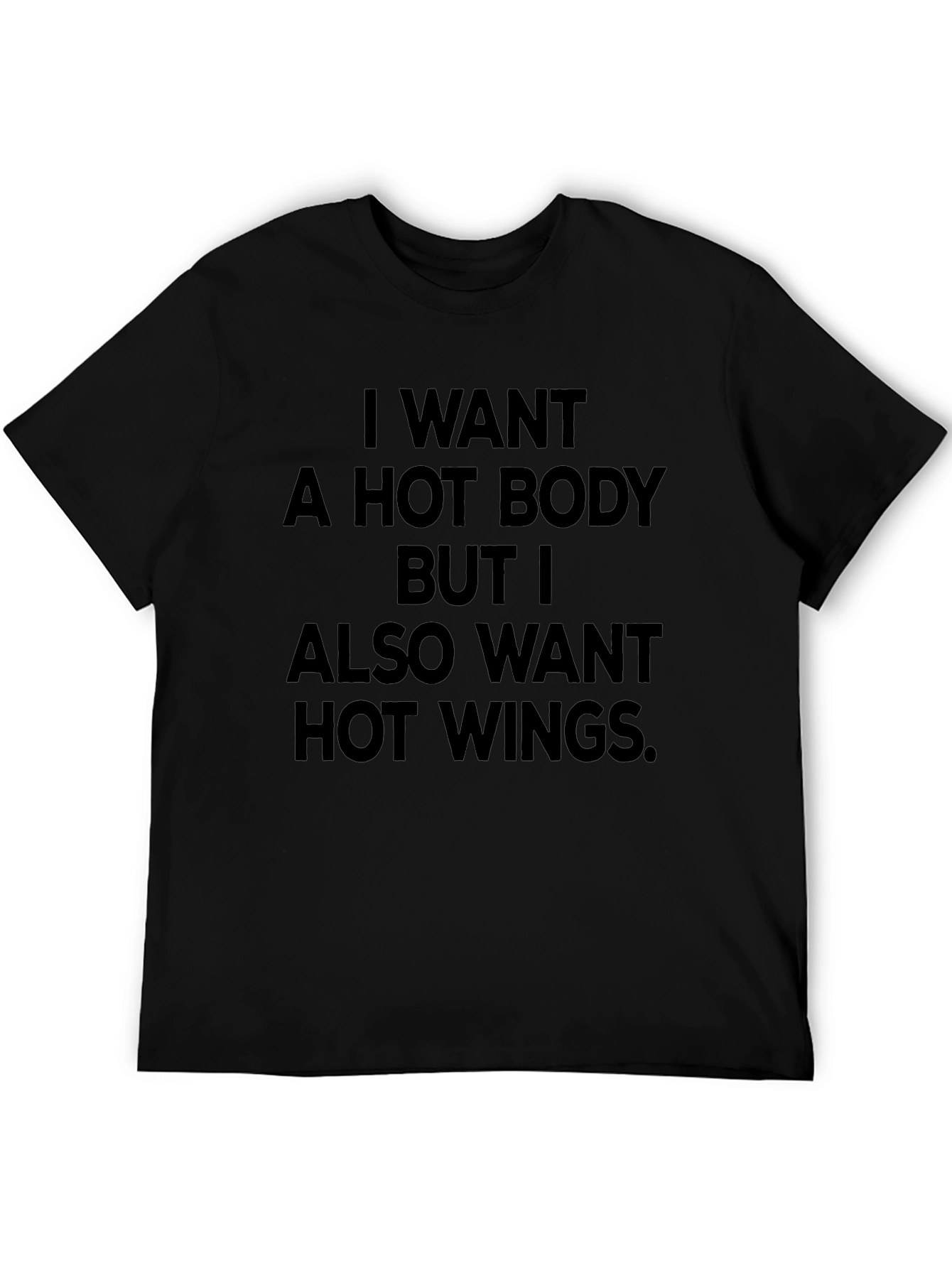 Hot Body Hot Wings T-Shirt - Funny Foodie Tee