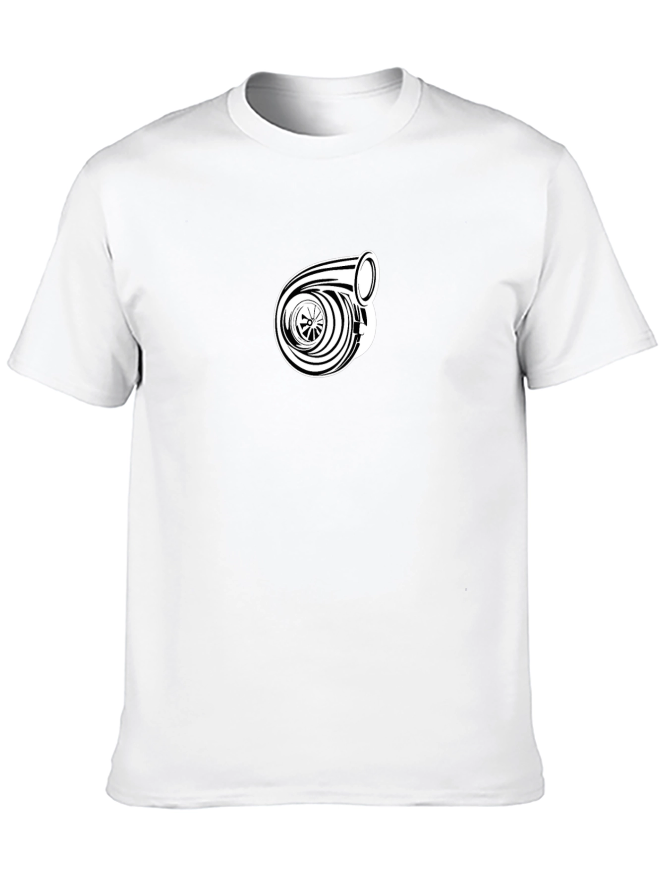 Turbo Graphic Tee - Black Cotton T-Shirt