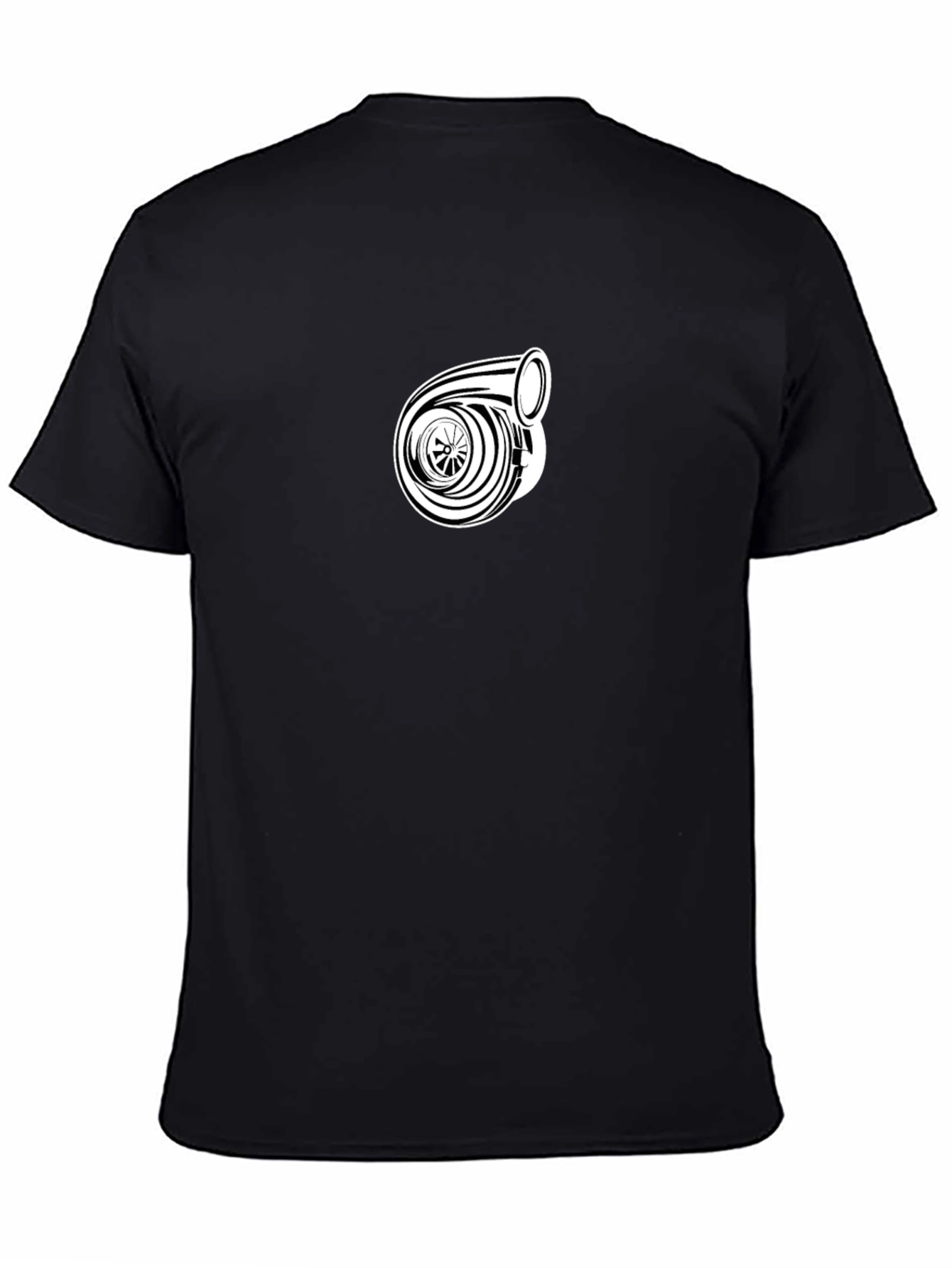 Turbo Graphic Tee - Black Cotton T-Shirt