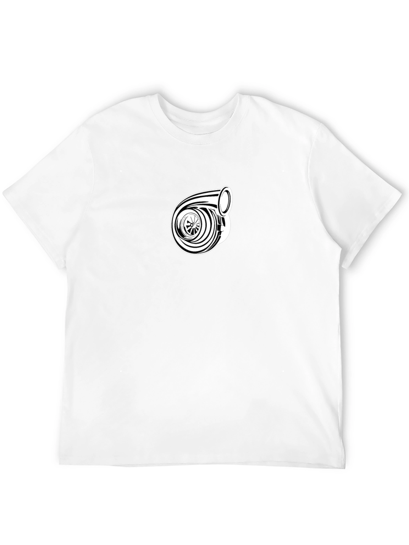Turbo Graphic Tee - Black Cotton T-Shirt