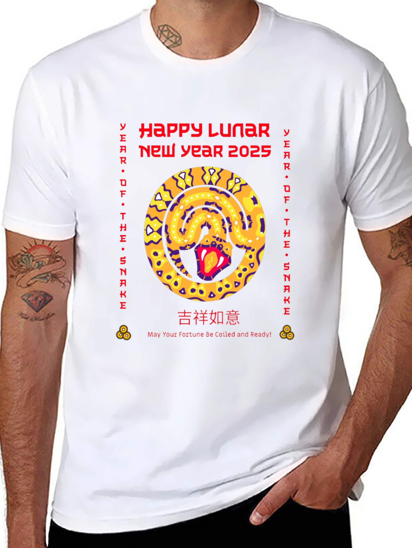 Lunar New Year 2025 Snake Graphic Tee