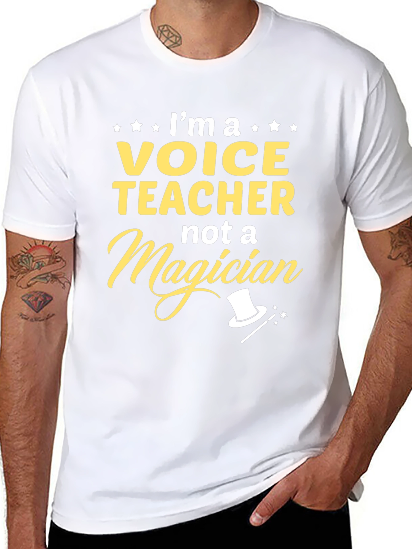Voice Teacher Not a Magician T-Shirt