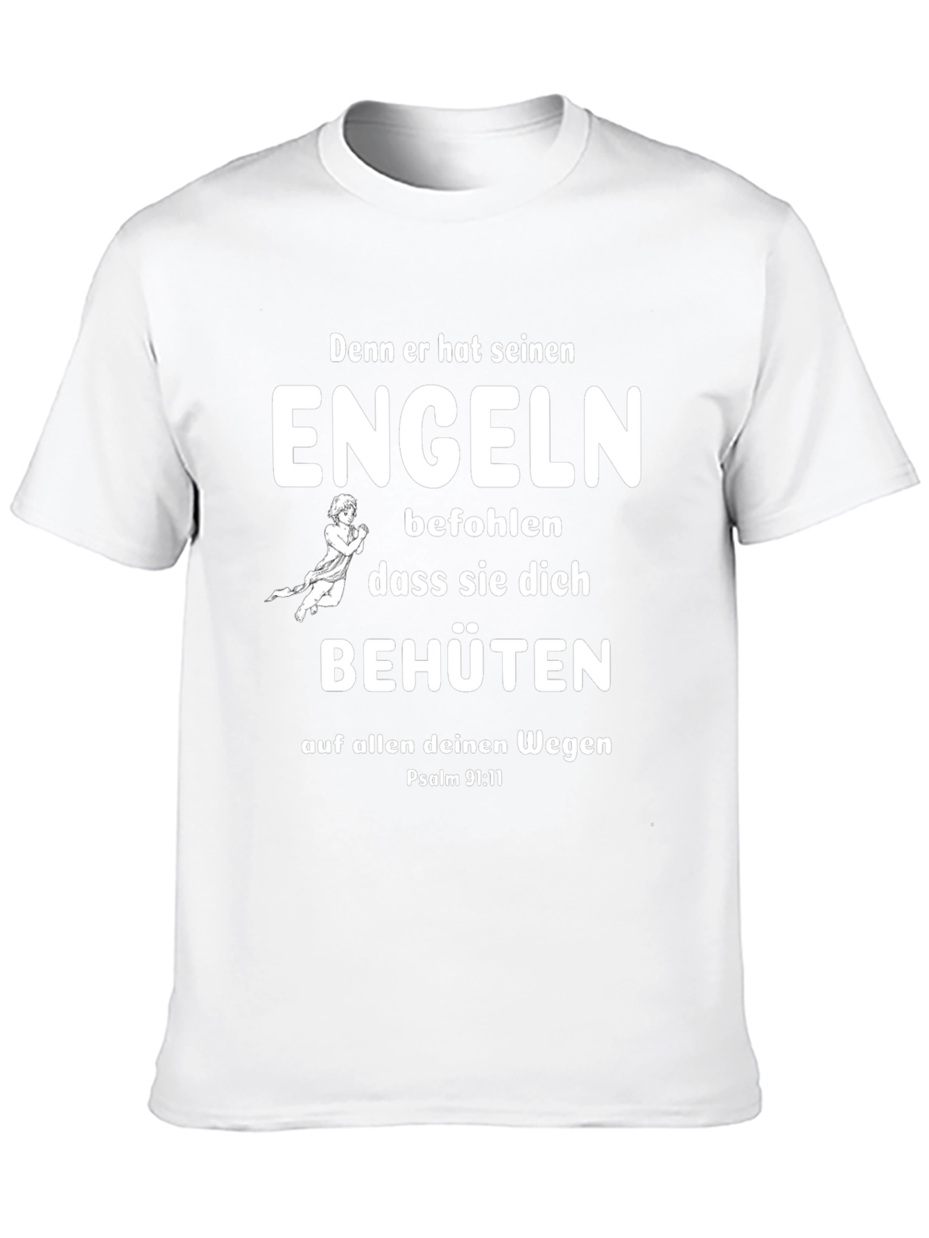 Engel T-Shirt - Psalm 91:11 - Protection