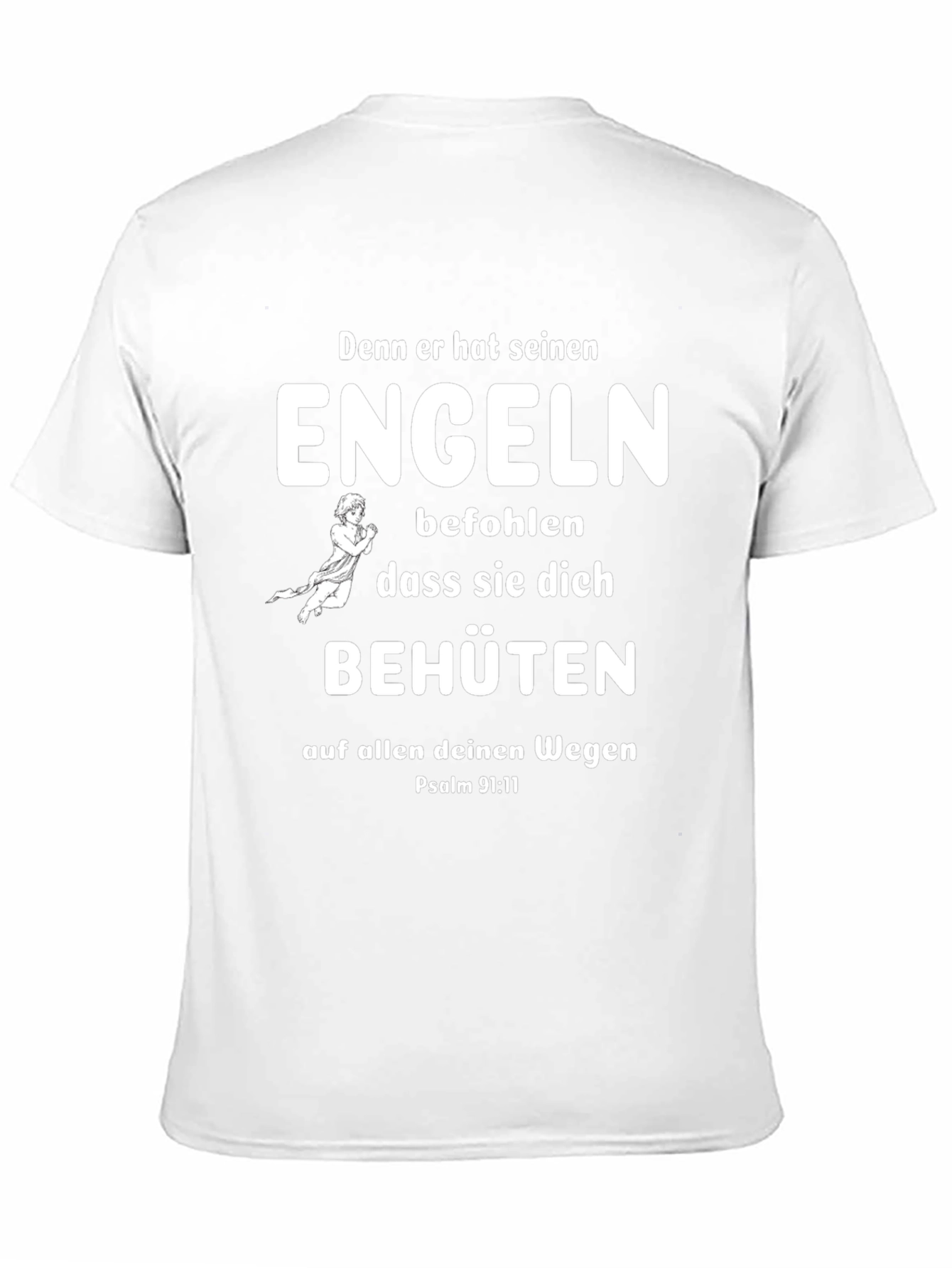 Engel T-Shirt - Psalm 91:11 - Protection