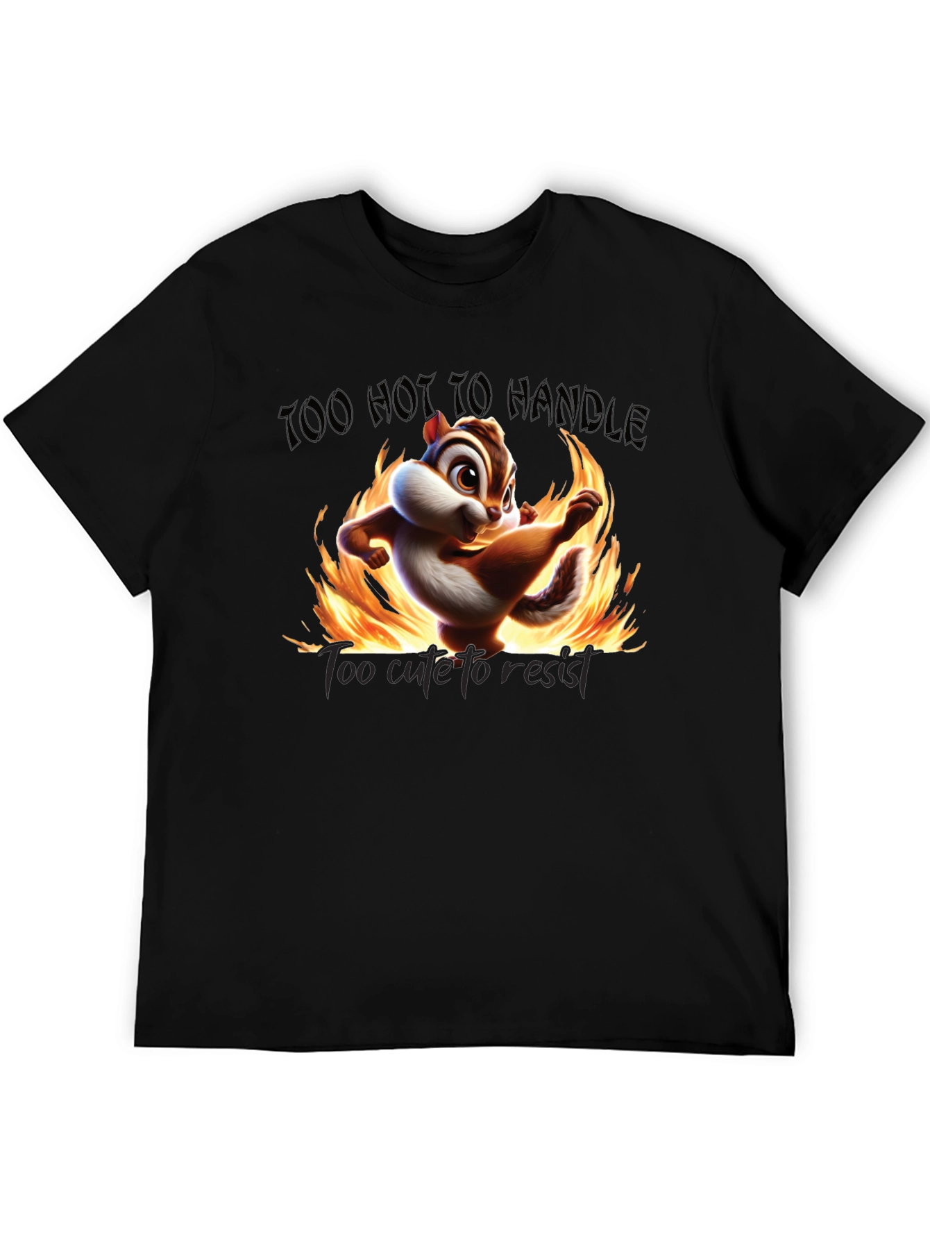 Too Hot To Handle Chipmunk Graphic Tee