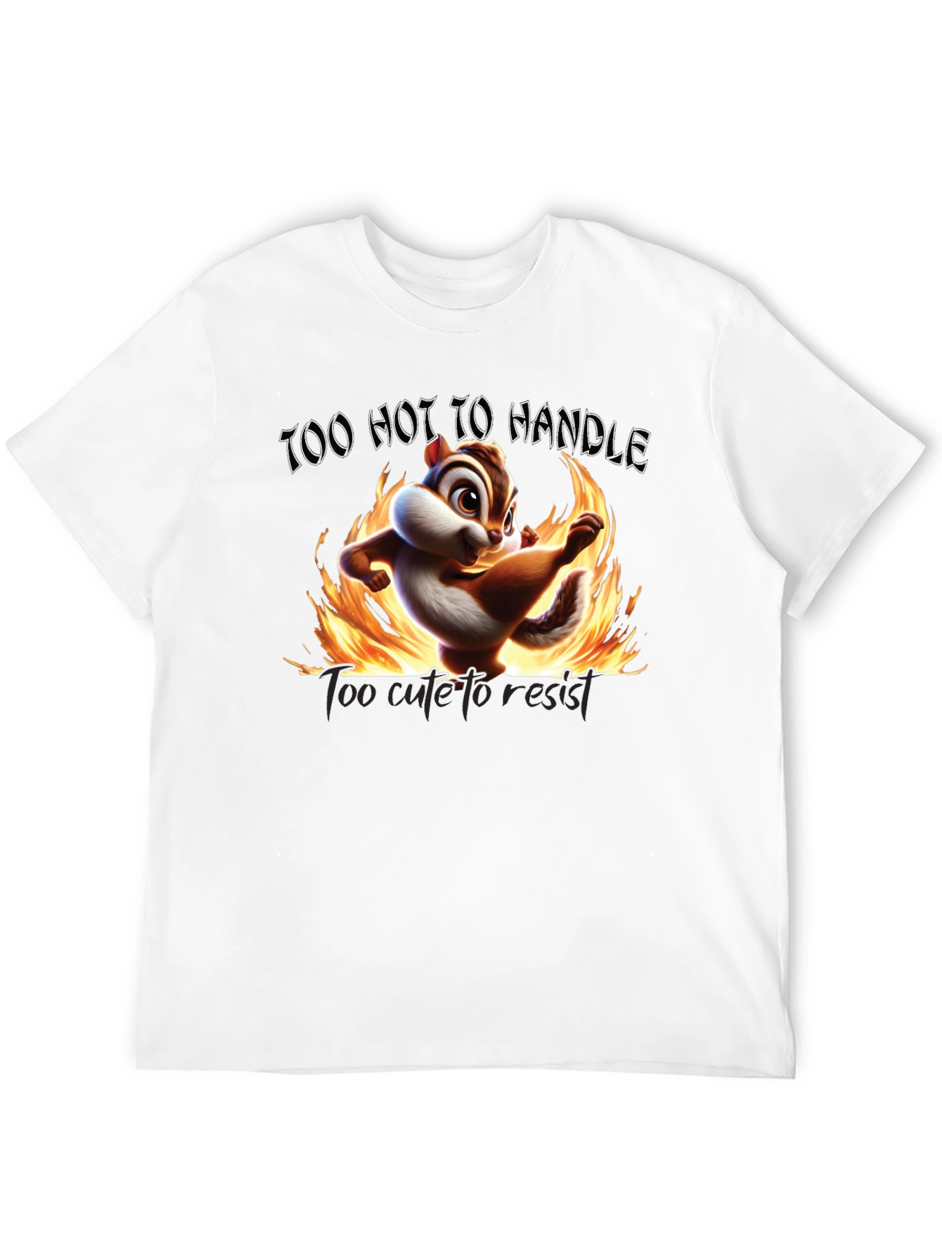Too Hot To Handle Chipmunk Graphic Tee