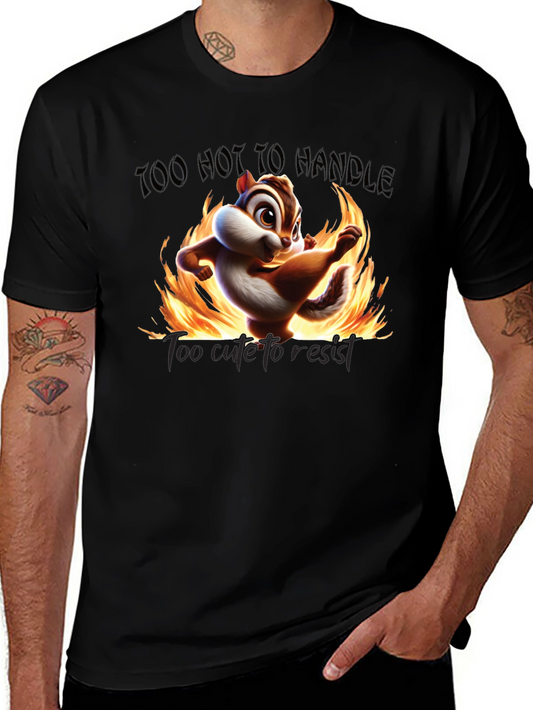 Too Hot To Handle Chipmunk Graphic Tee