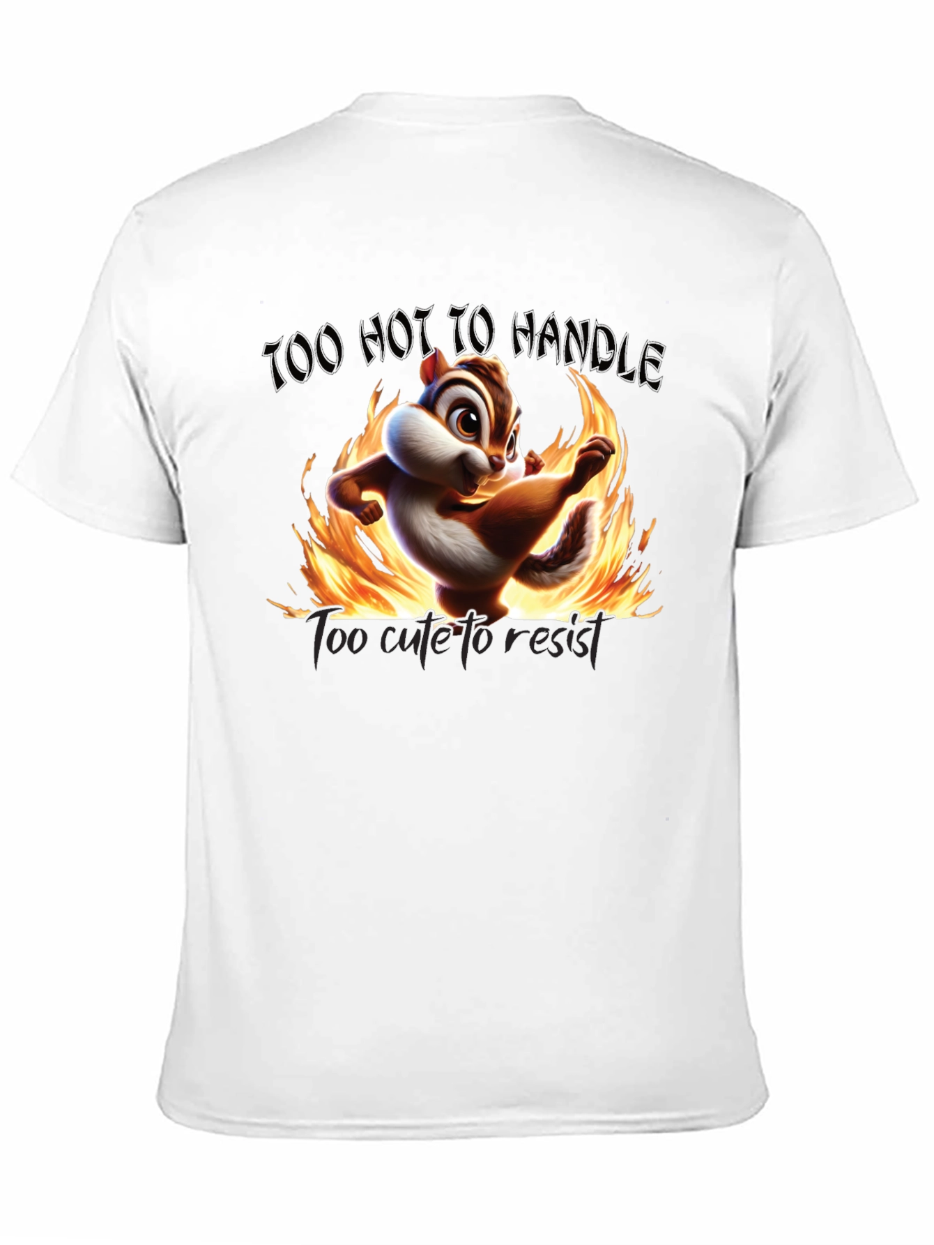 Too Hot To Handle Chipmunk Graphic Tee