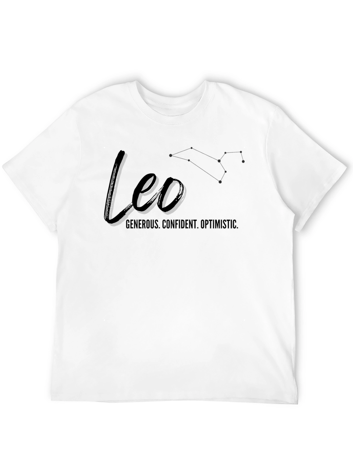Leo Zodiac T-Shirt - Generous Confident Optimistic