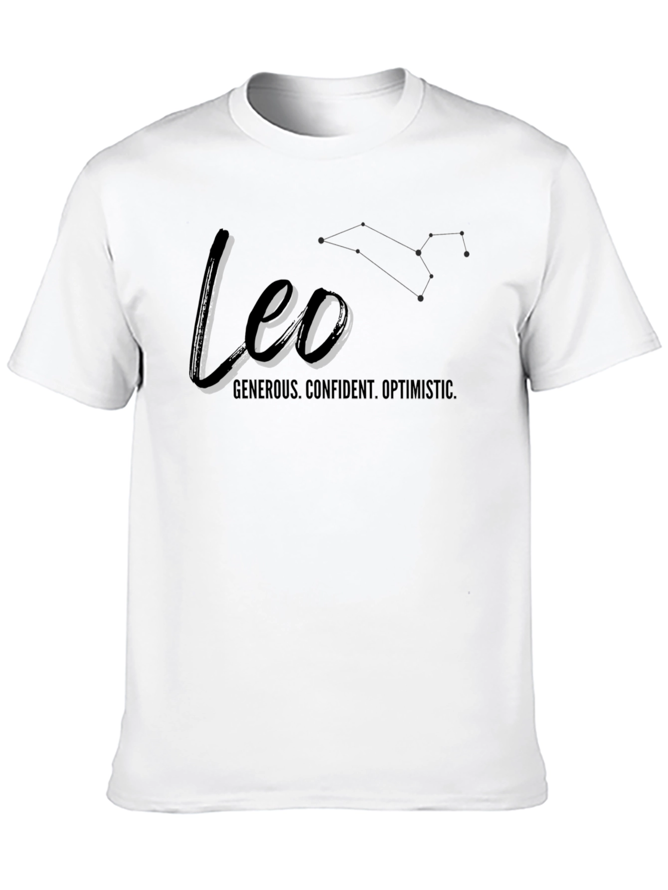 Leo Zodiac T-Shirt - Generous Confident Optimistic