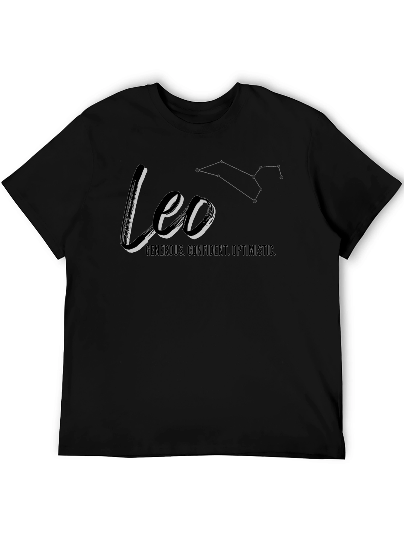 Leo Zodiac T-Shirt - Generous Confident Optimistic